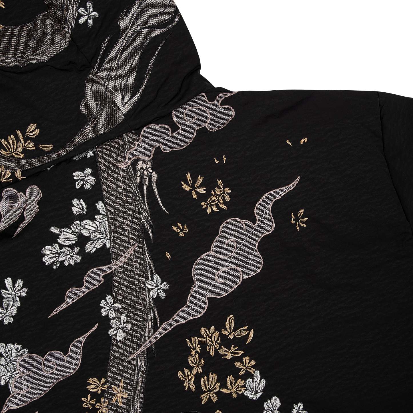 "yakuza" down Puffer jacket black-Fineriform