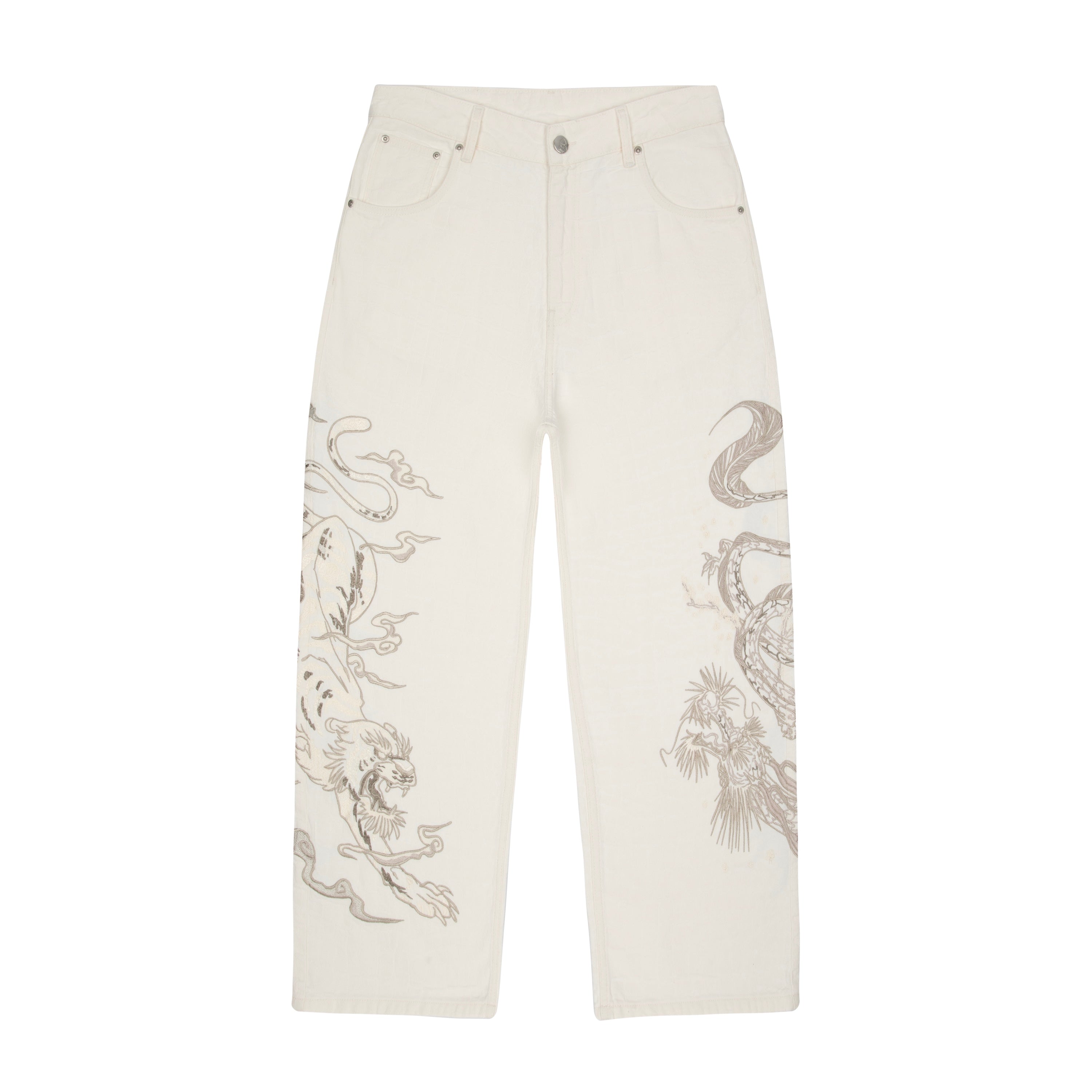 "yakuza" Denim off white-Fineriform