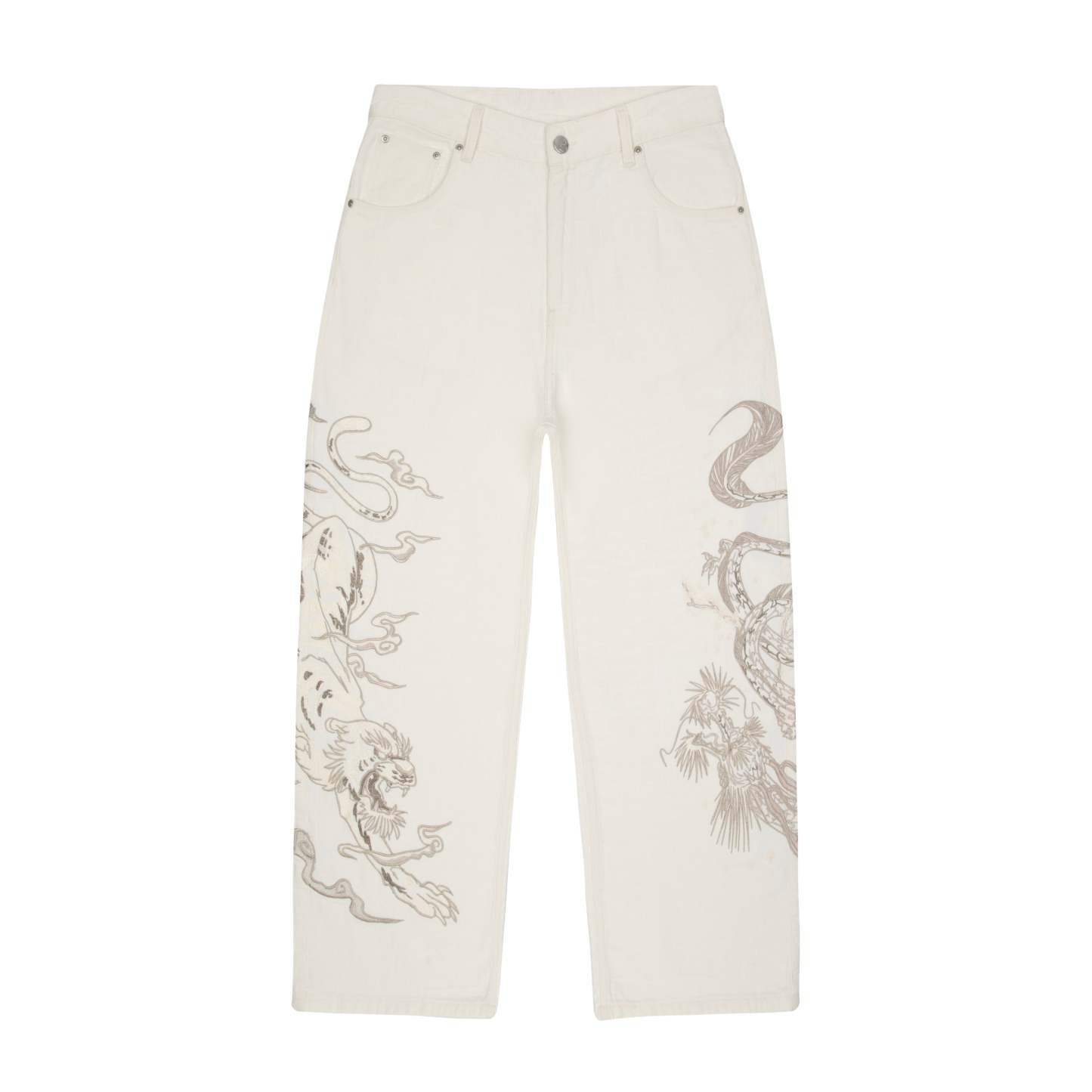 "yakuza" Denim off white-Fineriform