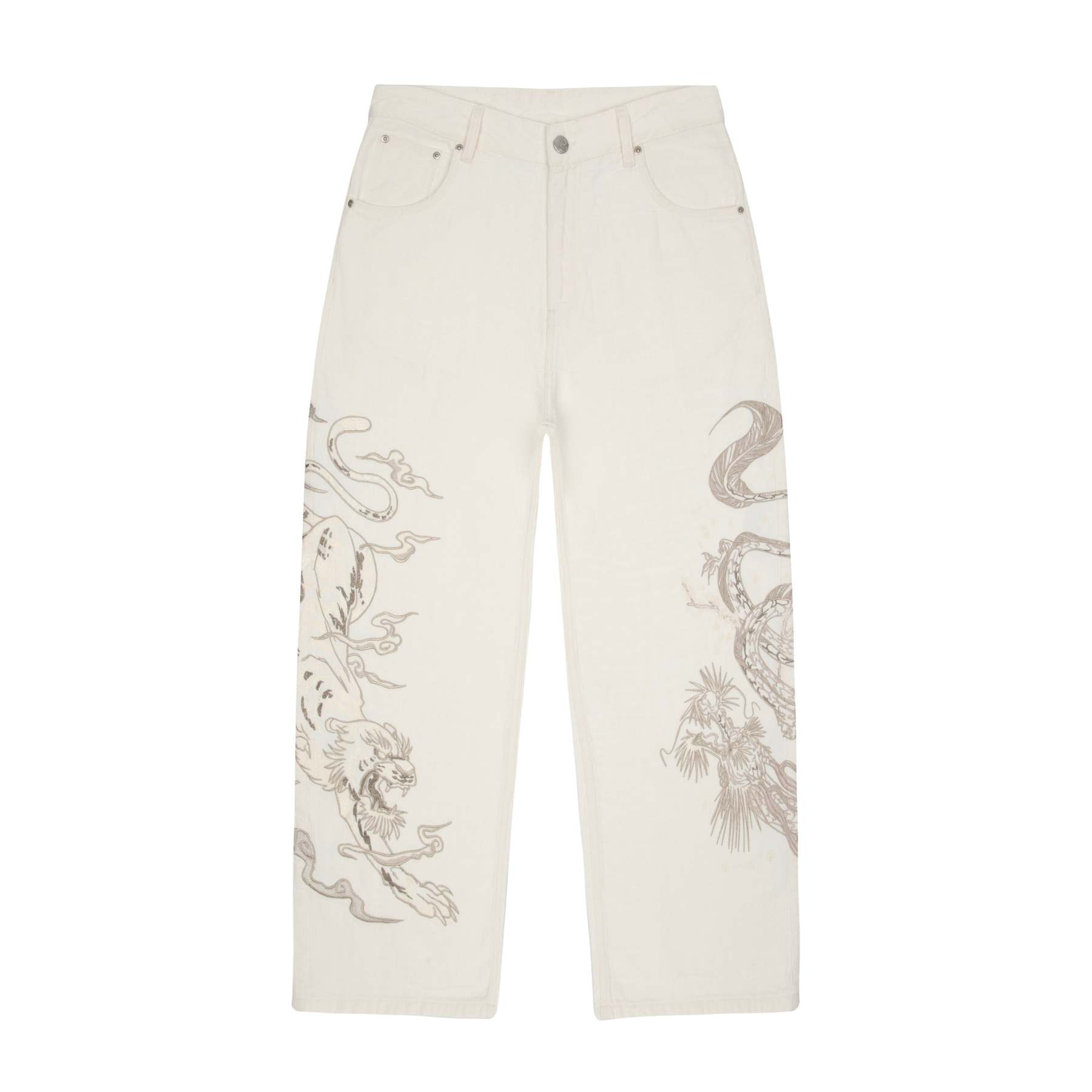 "yakuza" Denim off white-Fineriform