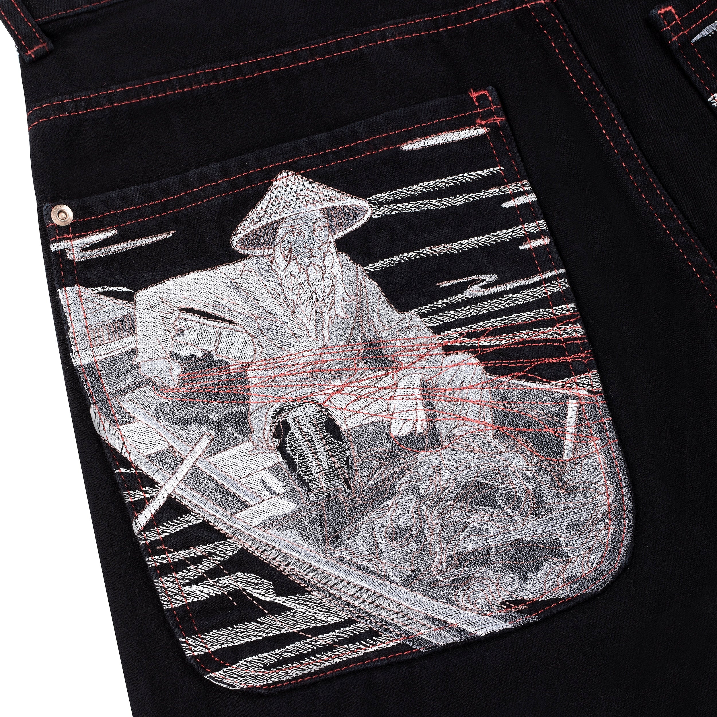 "lotus" Jorts black-Fineriform