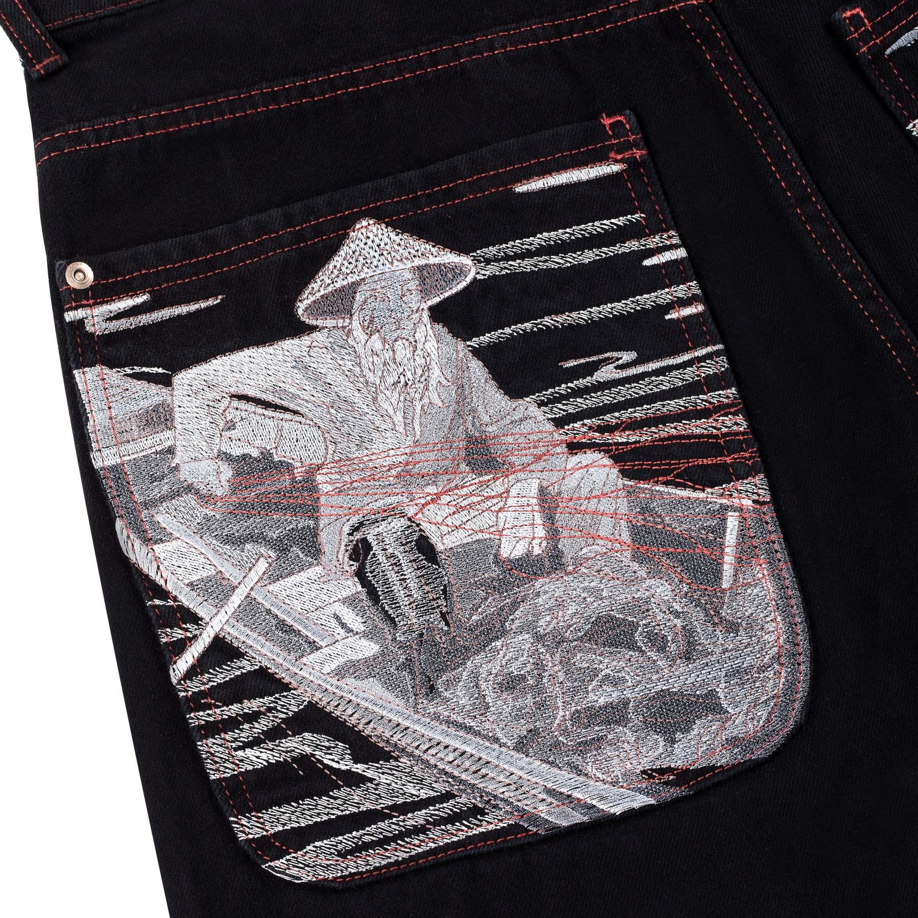 "lotus" Jorts black-Fineriform