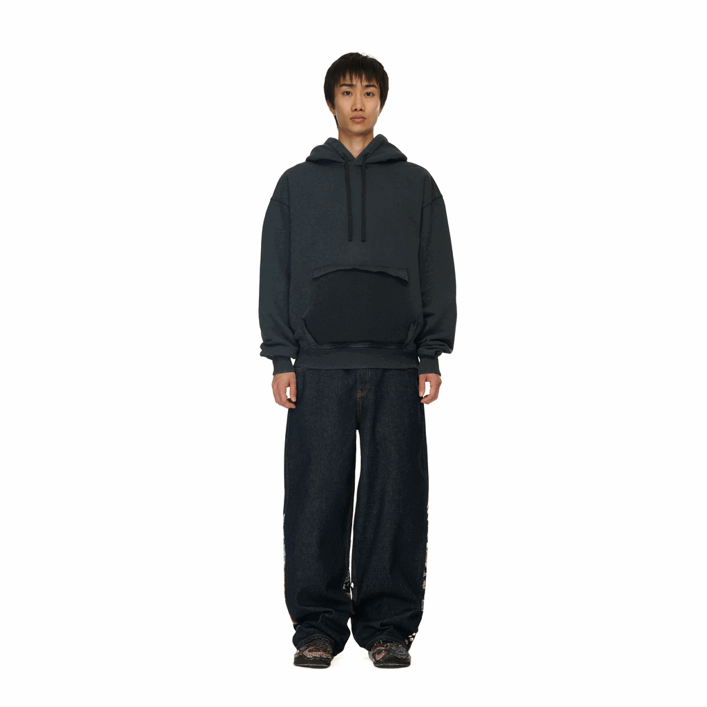 "yakuza" Hoodie black 01-Fineriform