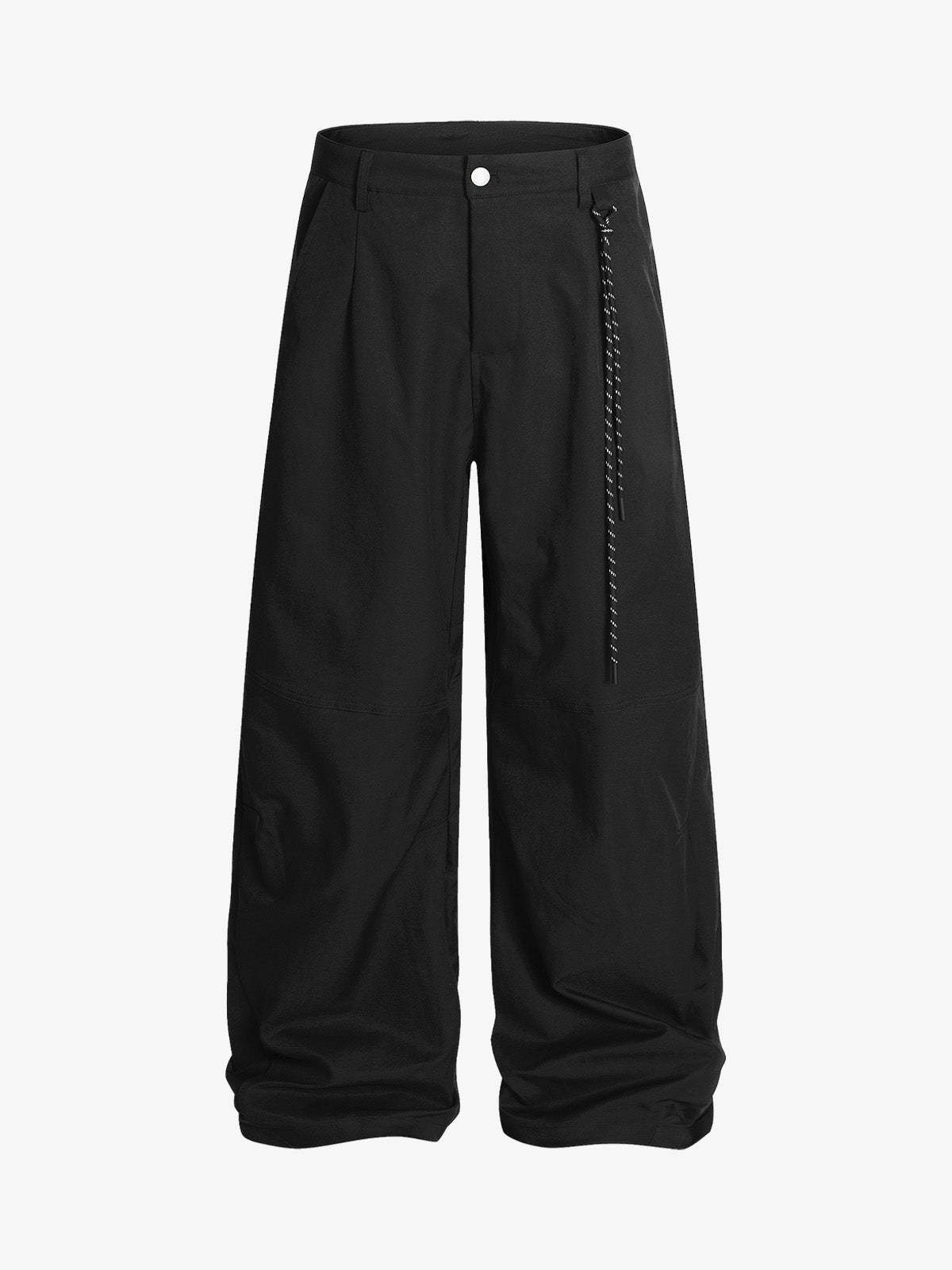 Belted Houndstooth Blazer Pants-Fineriform