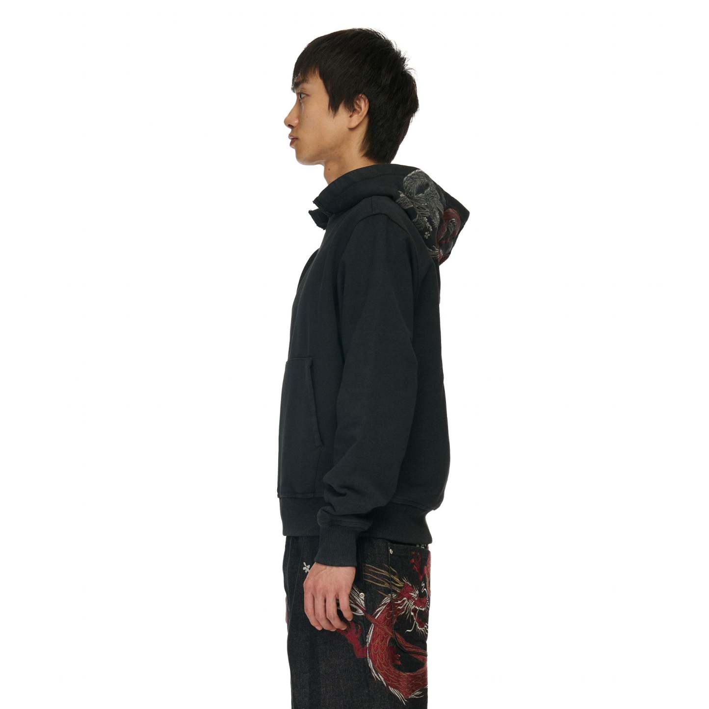"yakuza" Hoodie black 02-Fineriform