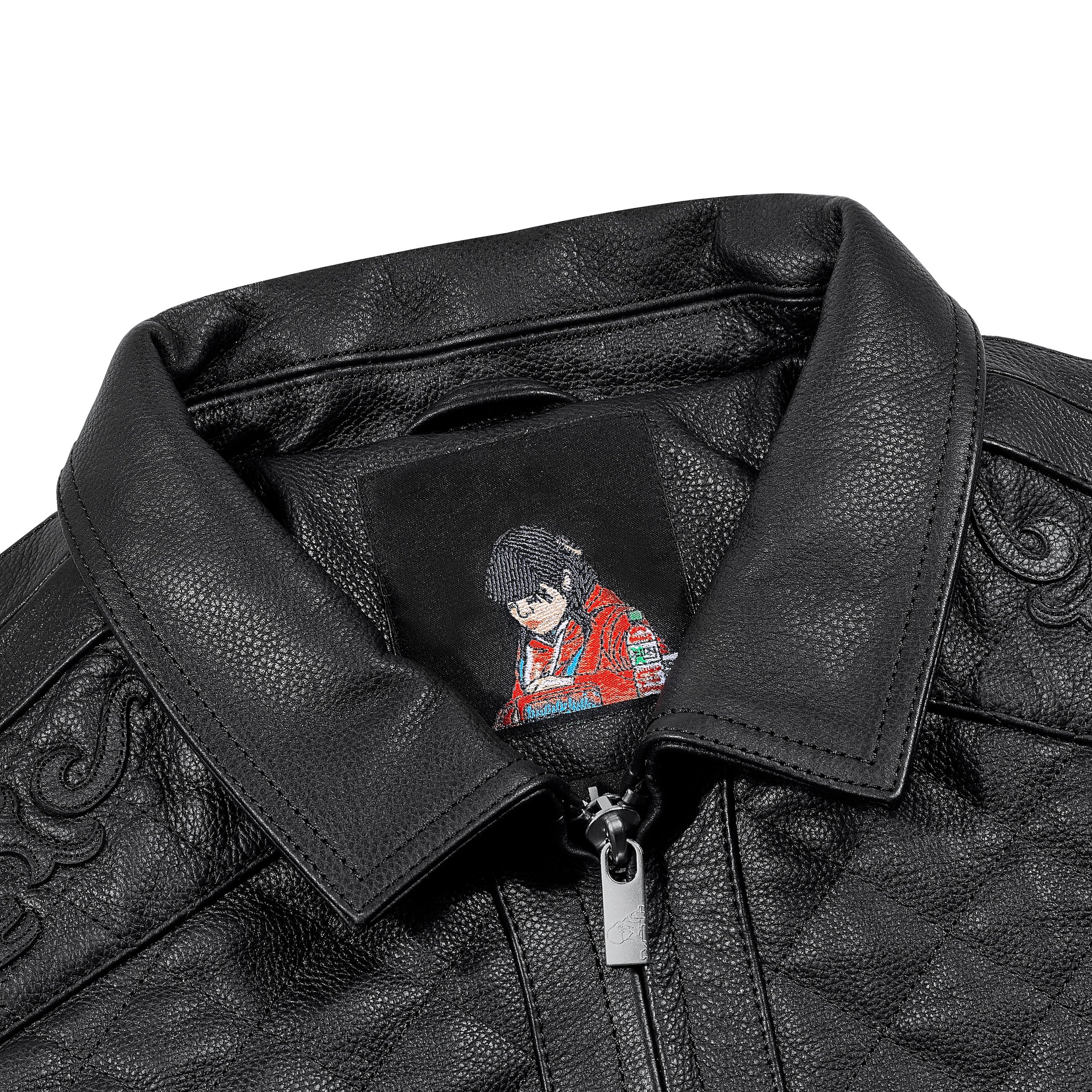 "western" leather Jacket-Fineriform