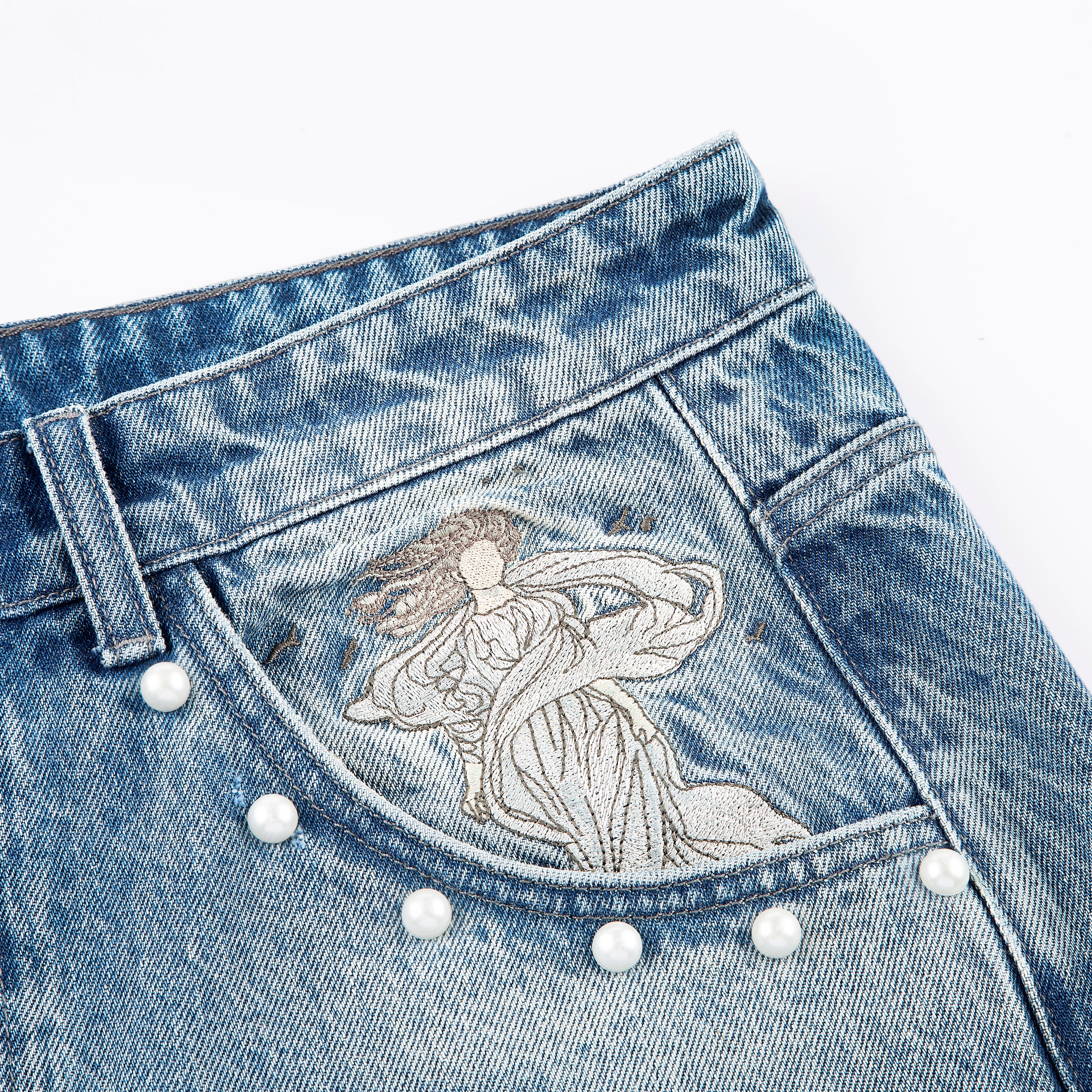 "awakening" Jorts blue-Fineriform