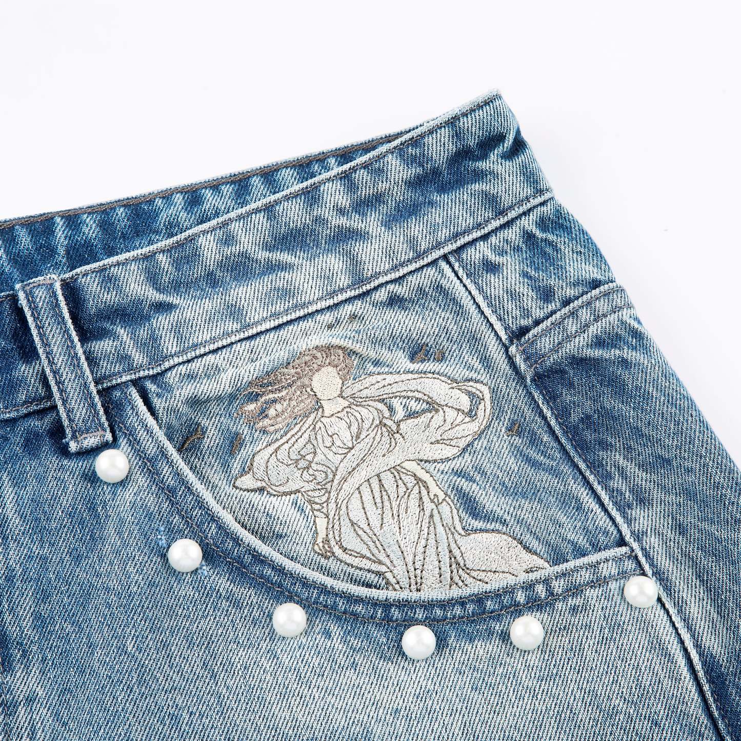 "awakening" Jorts blue-Fineriform