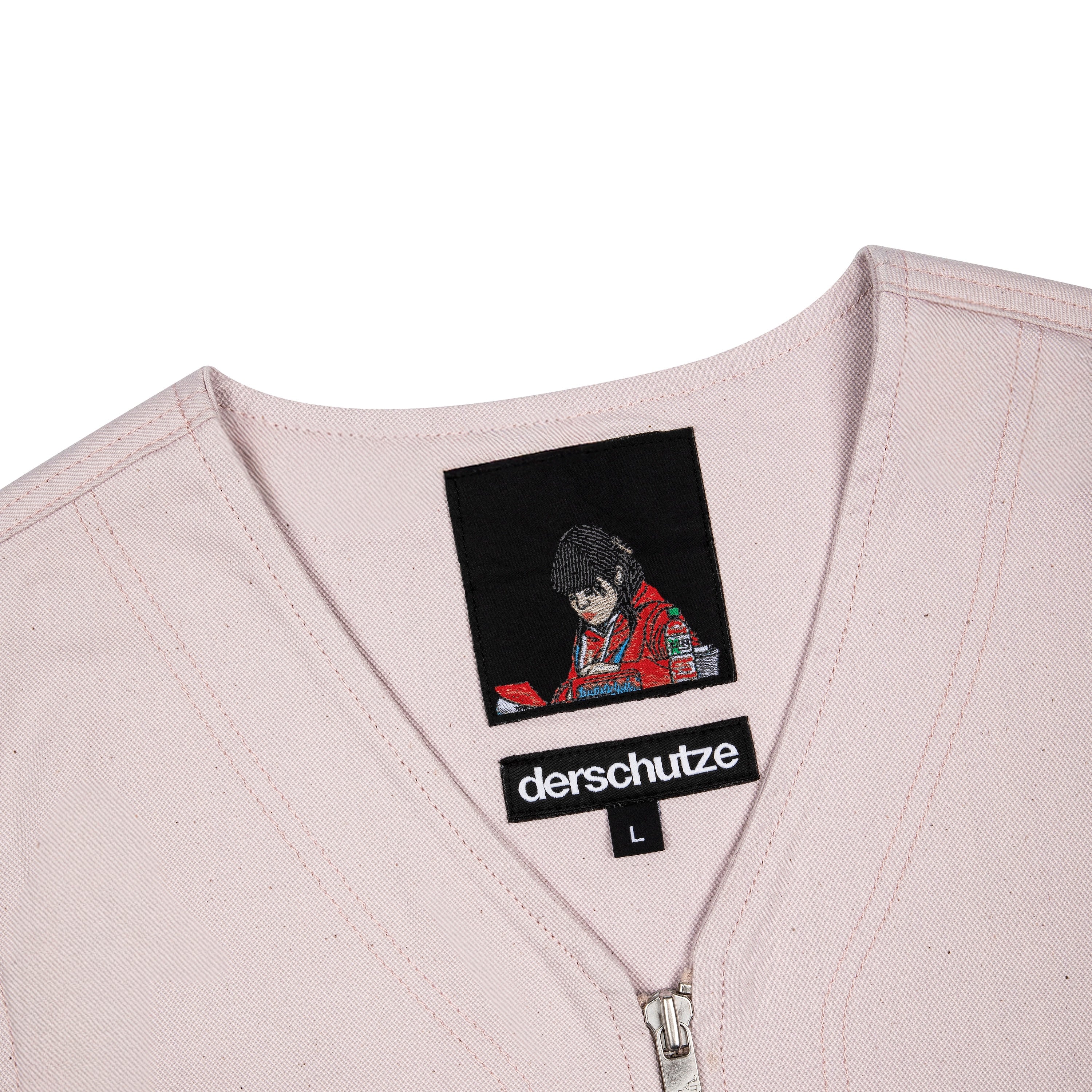 "blossom v3" denim Vest-Fineriform