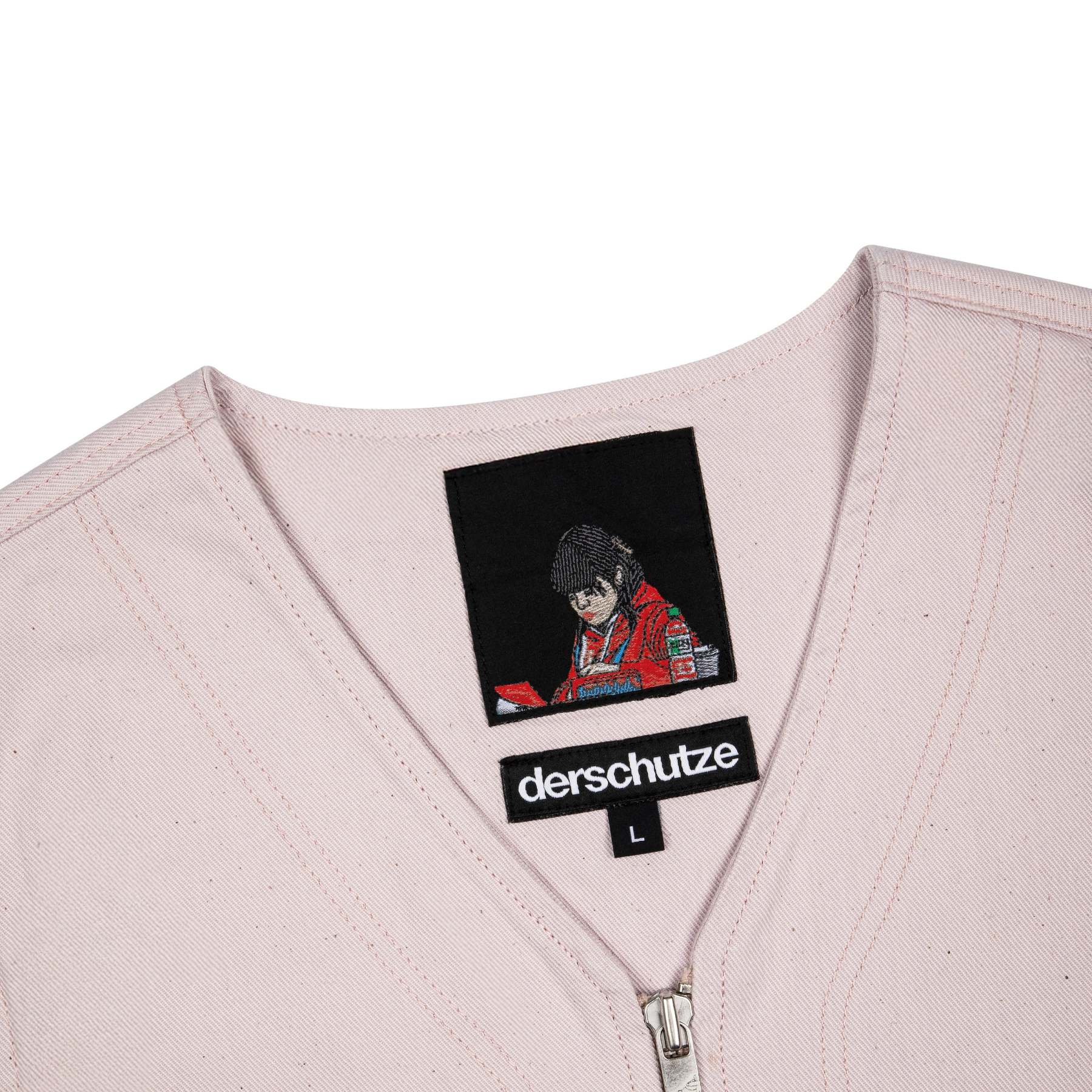 "blossom v3" denim Vest-Fineriform