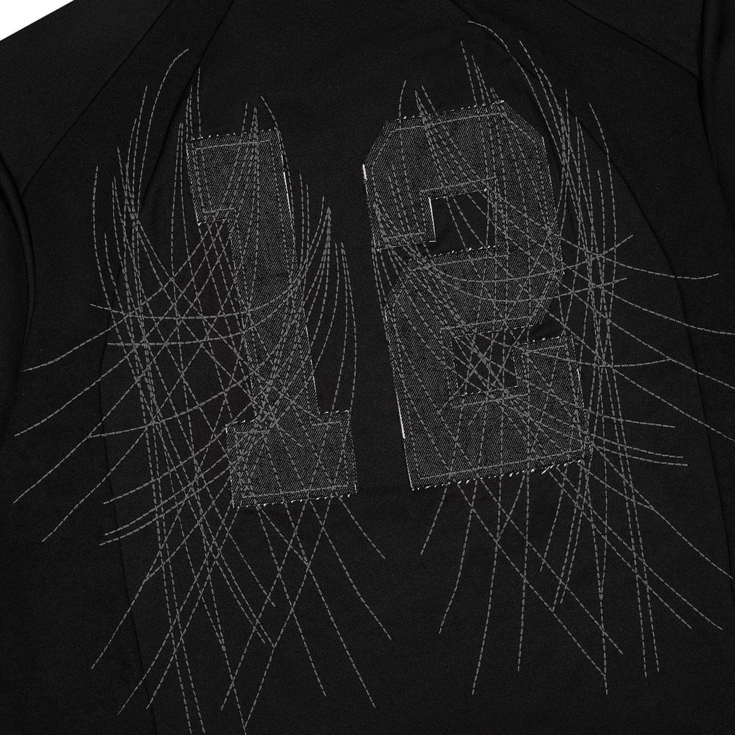 "sashiko v2" Jersey black-Fineriform