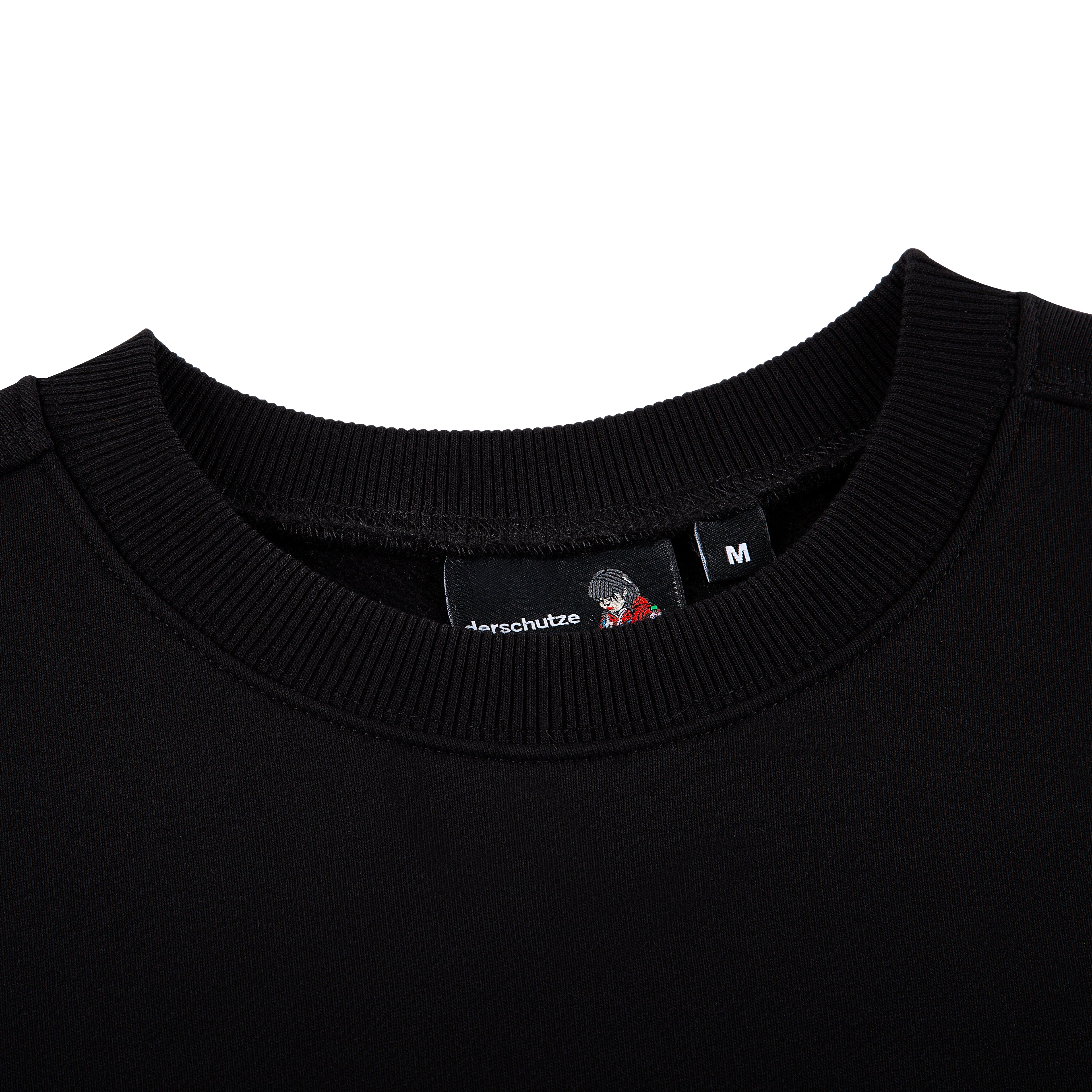 "awakening" Crewneck black 02-Fineriform