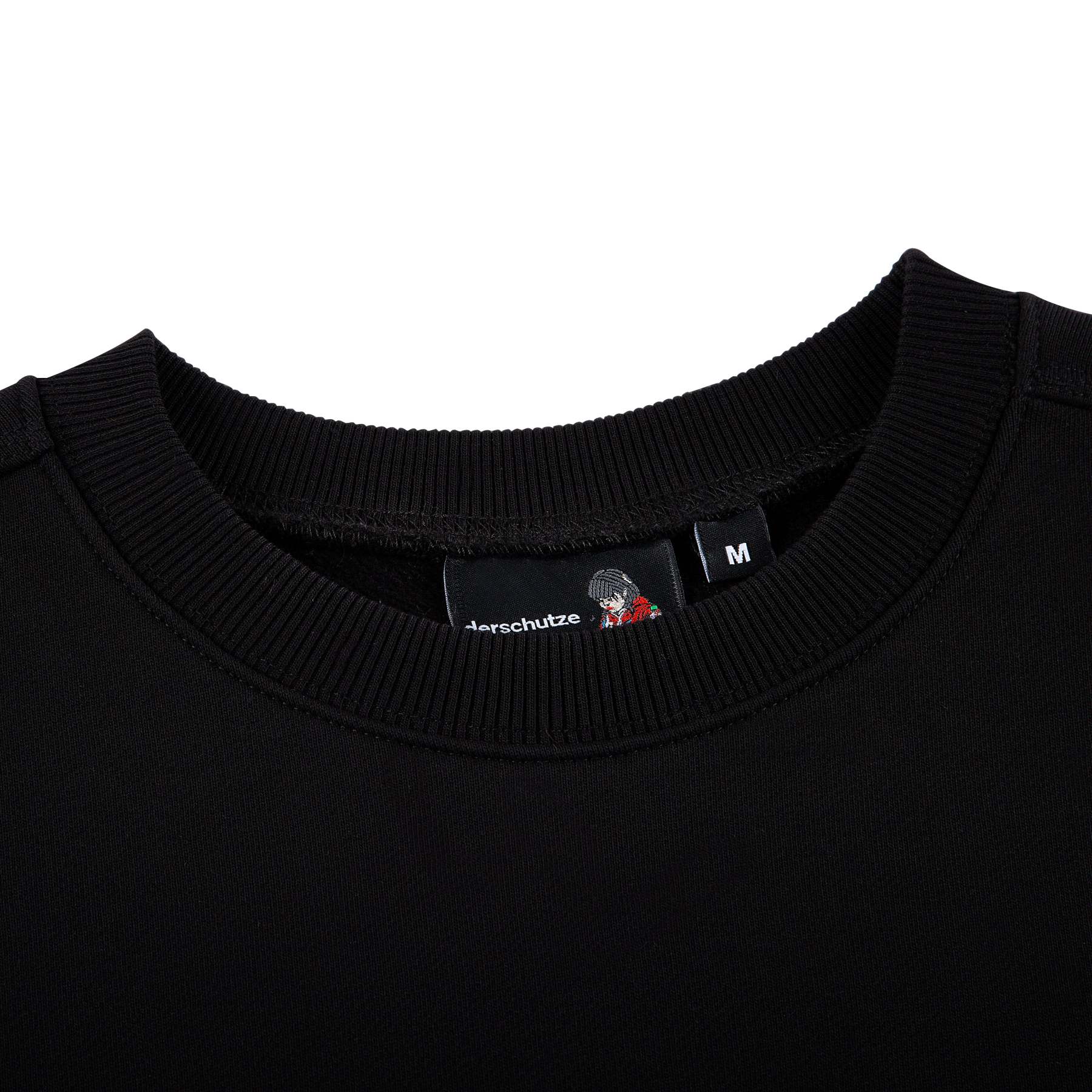 "awakening" Crewneck black 02-Fineriform