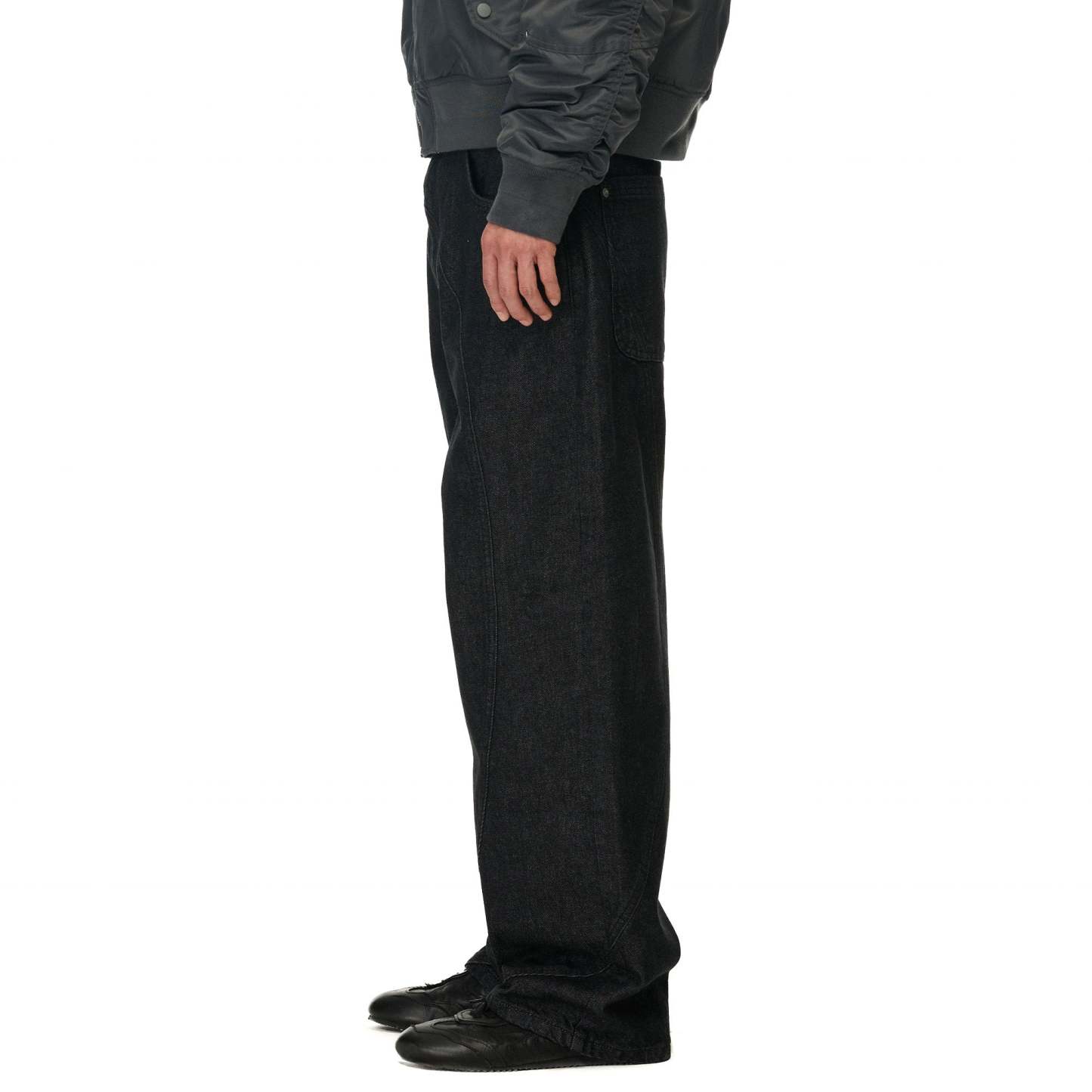 "yakuza" raw Denim black 02-Fineriform