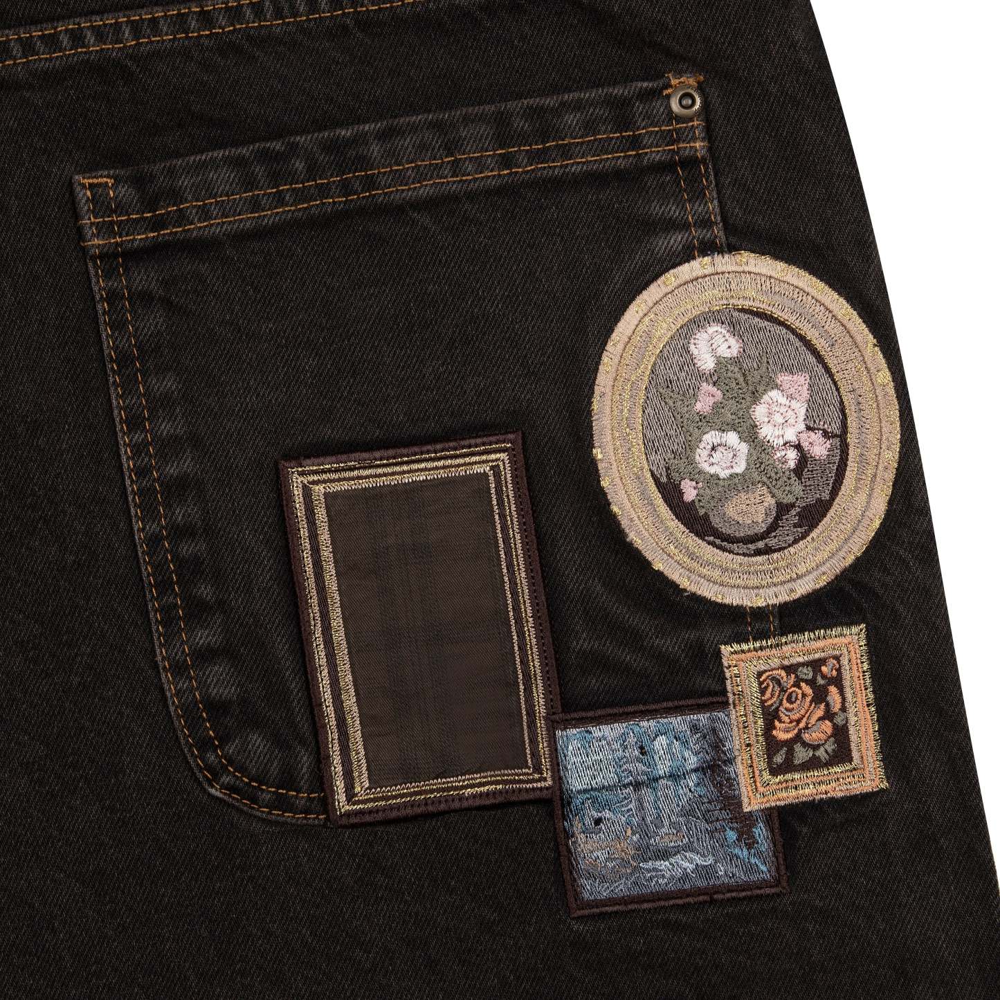 "gallery" Denim dark brown-Fineriform