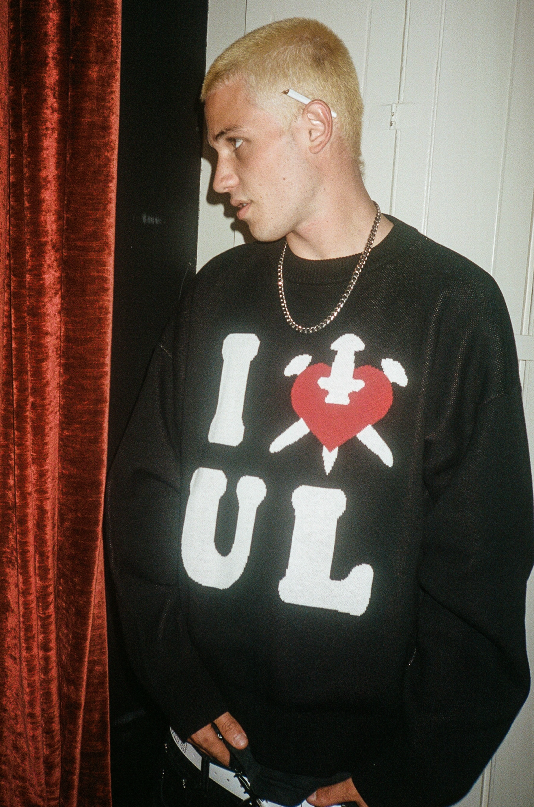 BLACK I <3 UL KNIT-Fineriform