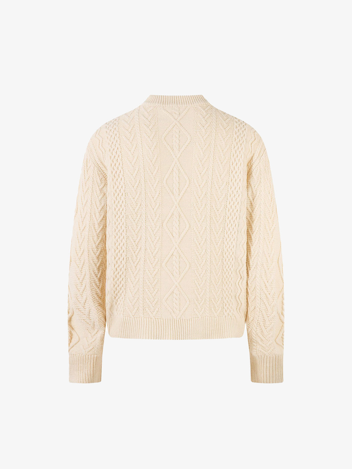 Vintage Diamond Knit Half Placket Sweater-Fineriform