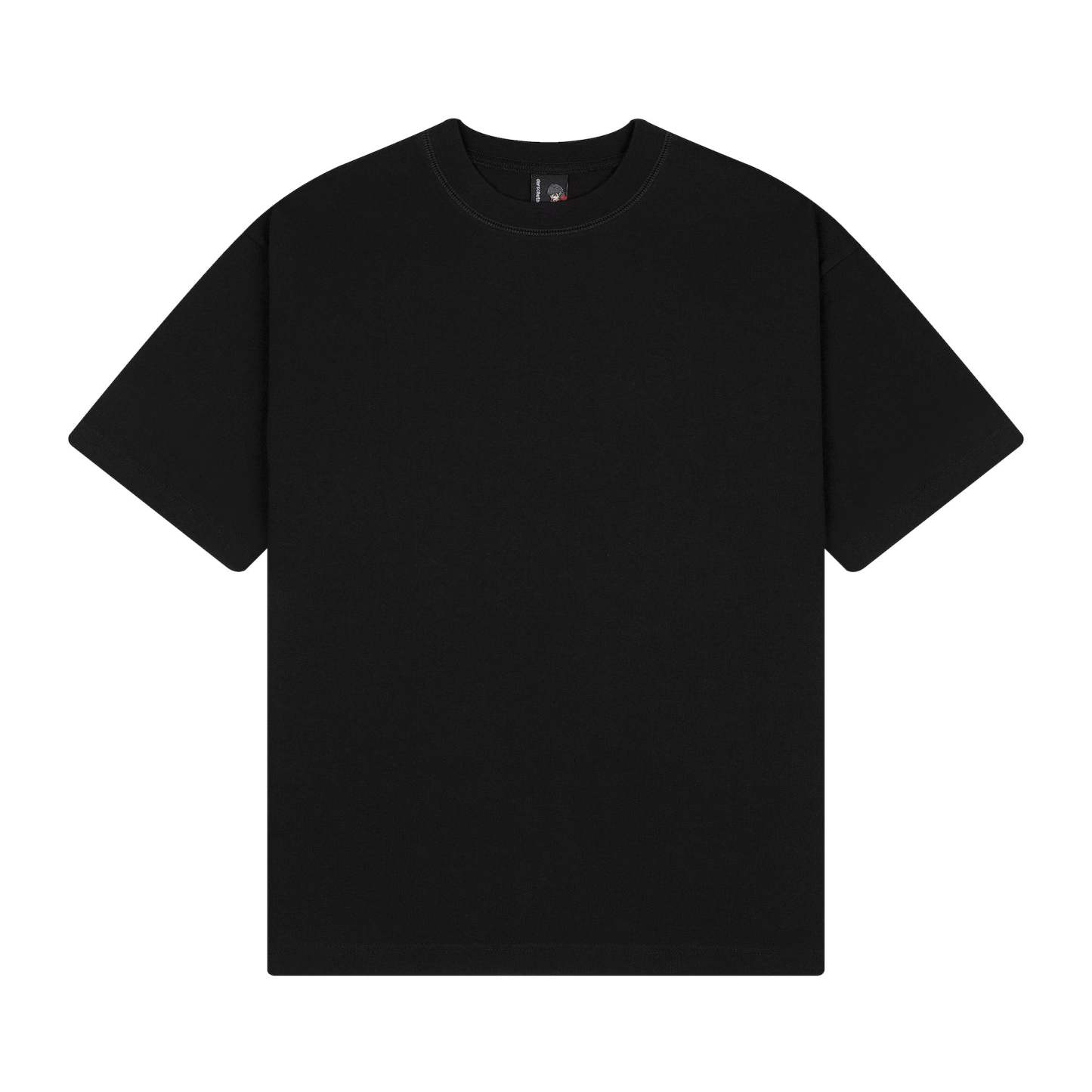 "mosaic" T Shirt black 02-Fineriform