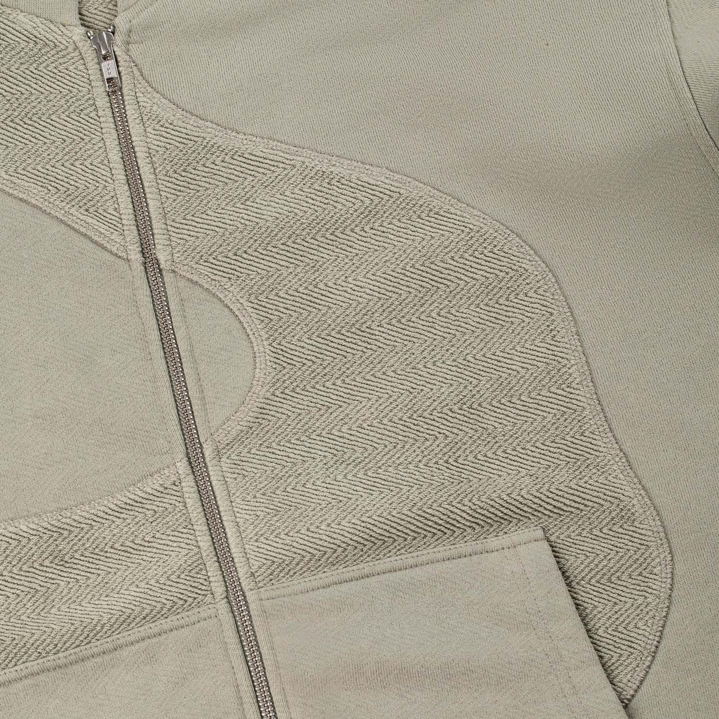 "lotus" Zip Up khaki-Fineriform