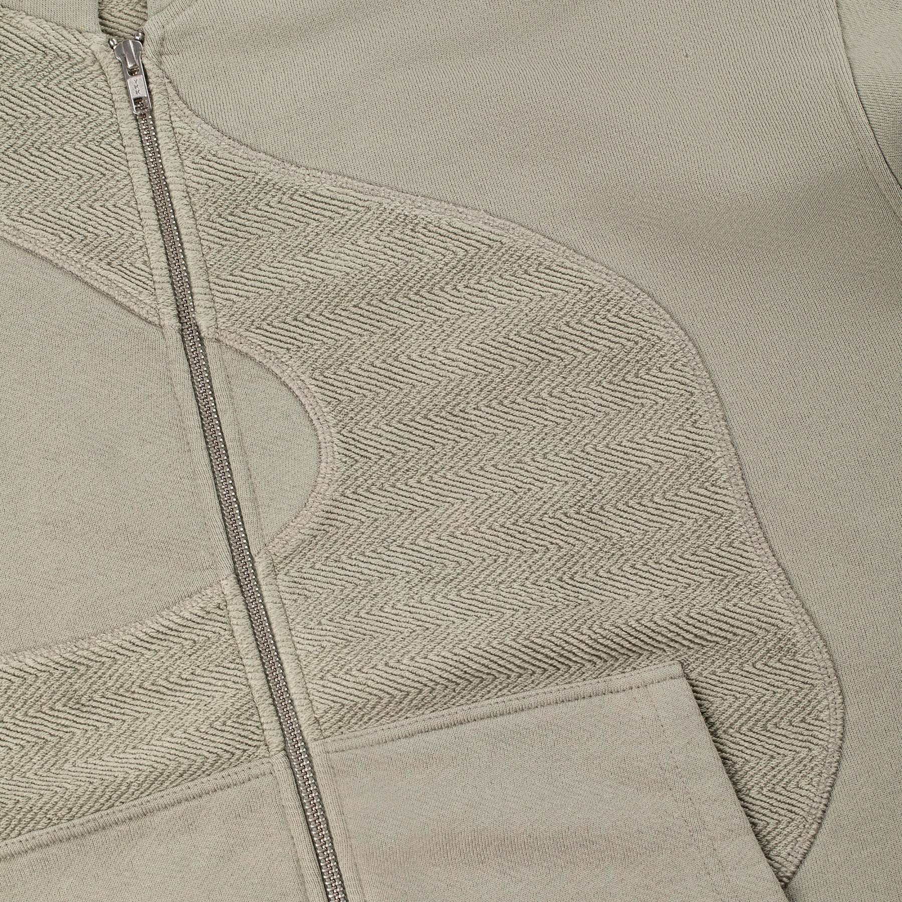 "lotus" Zip Up khaki-Fineriform