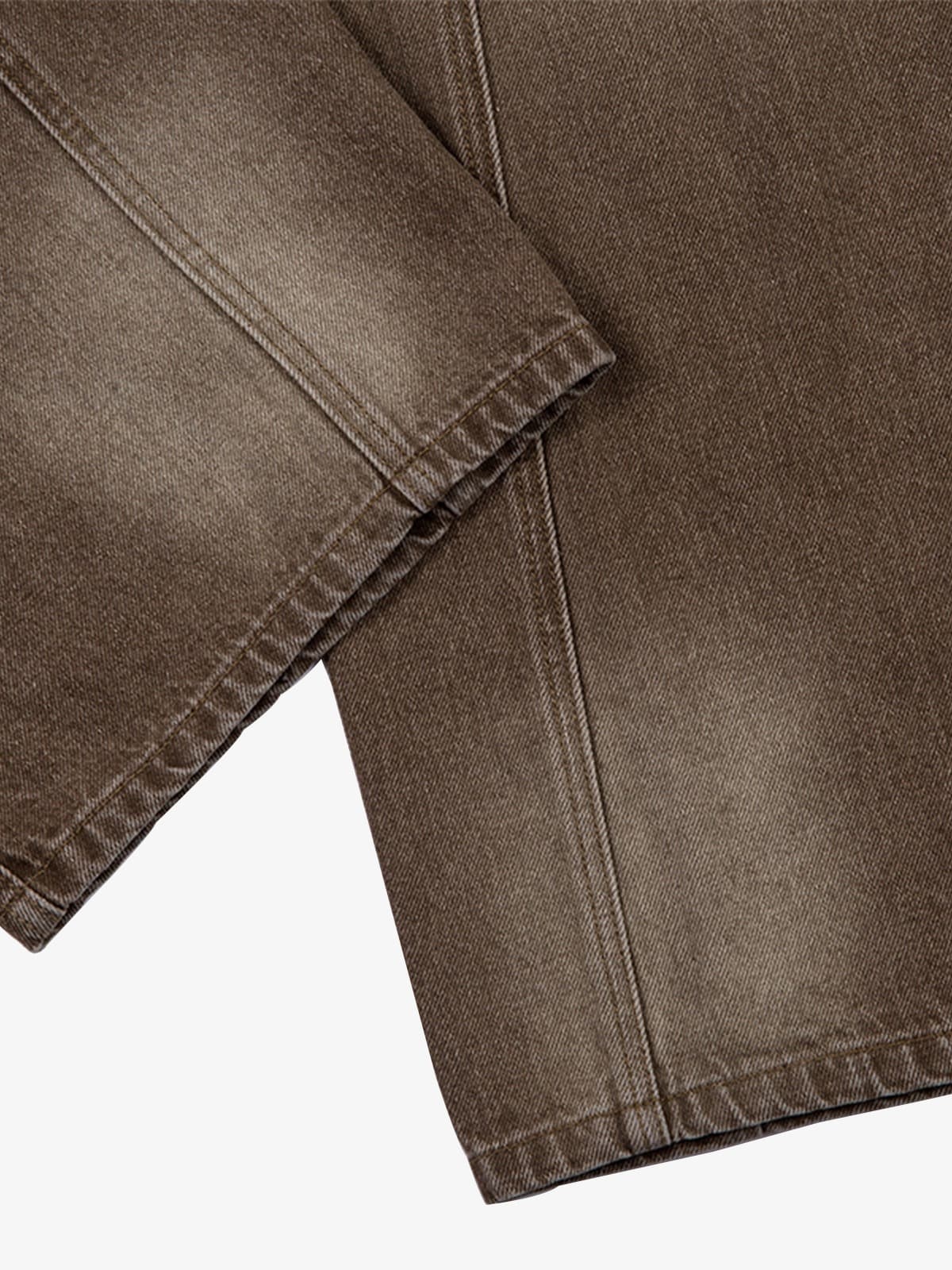 Vintage Washed Workwear Barrel Jeans-Fineriform