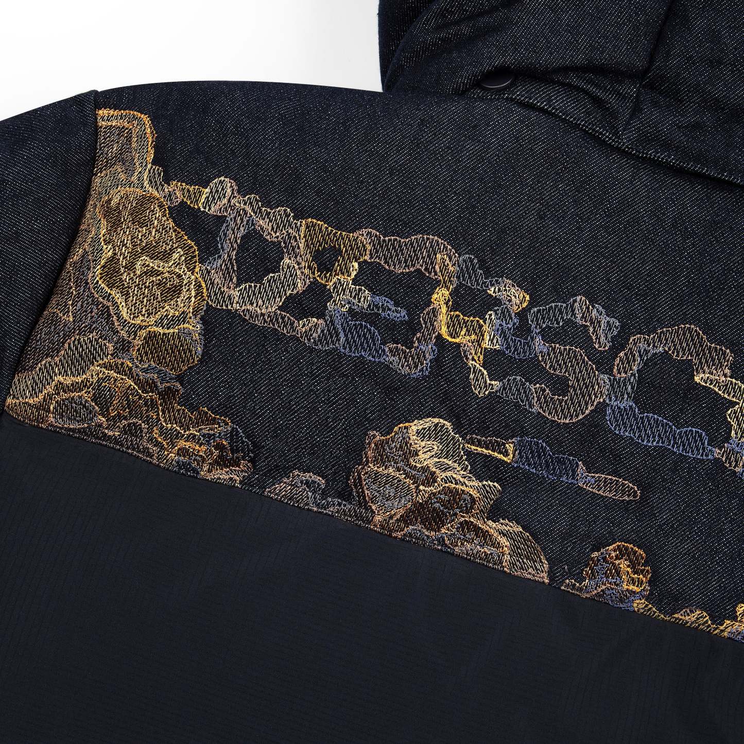 "whales" Puffer navy v2-Fineriform