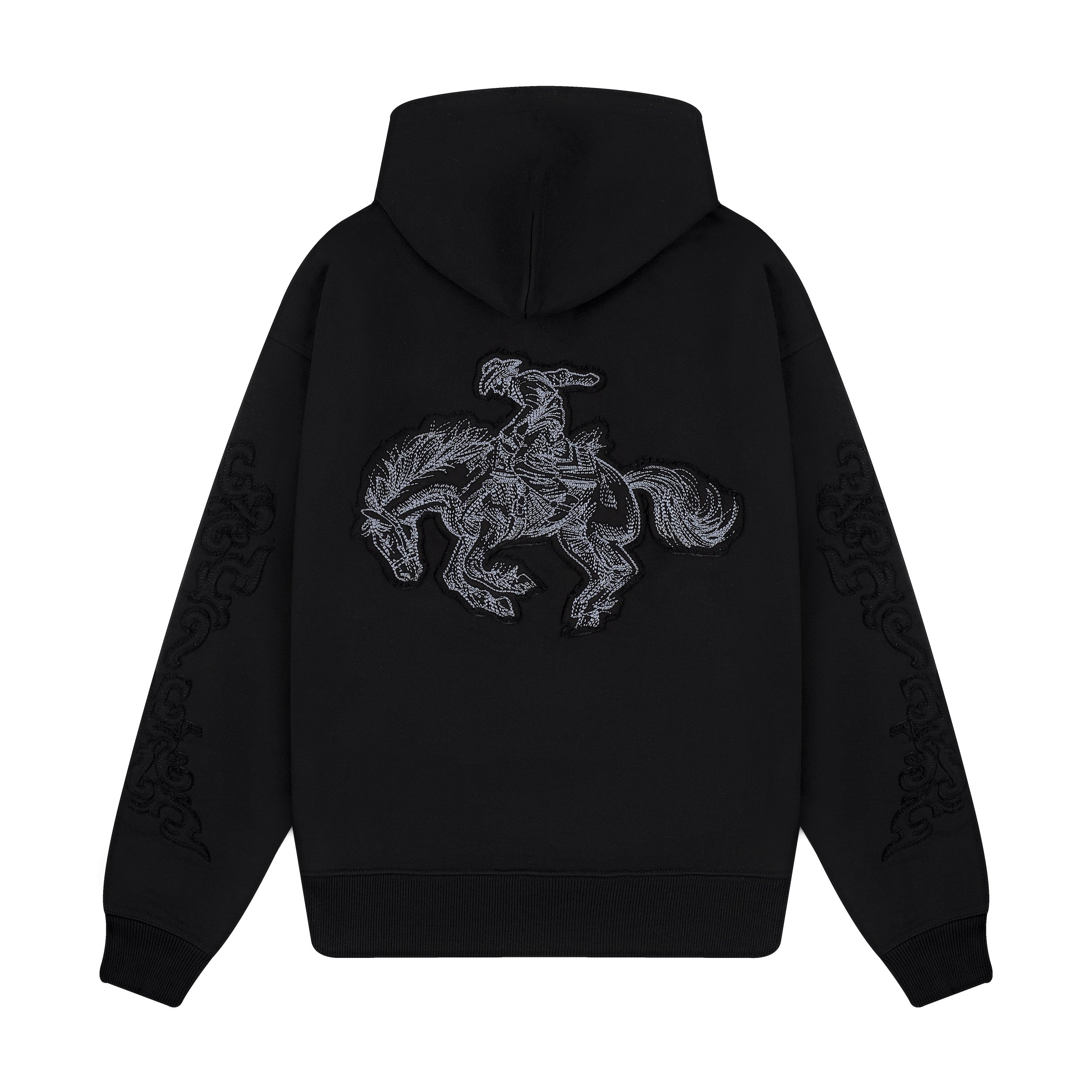 "western" Zip Up black-Fineriform