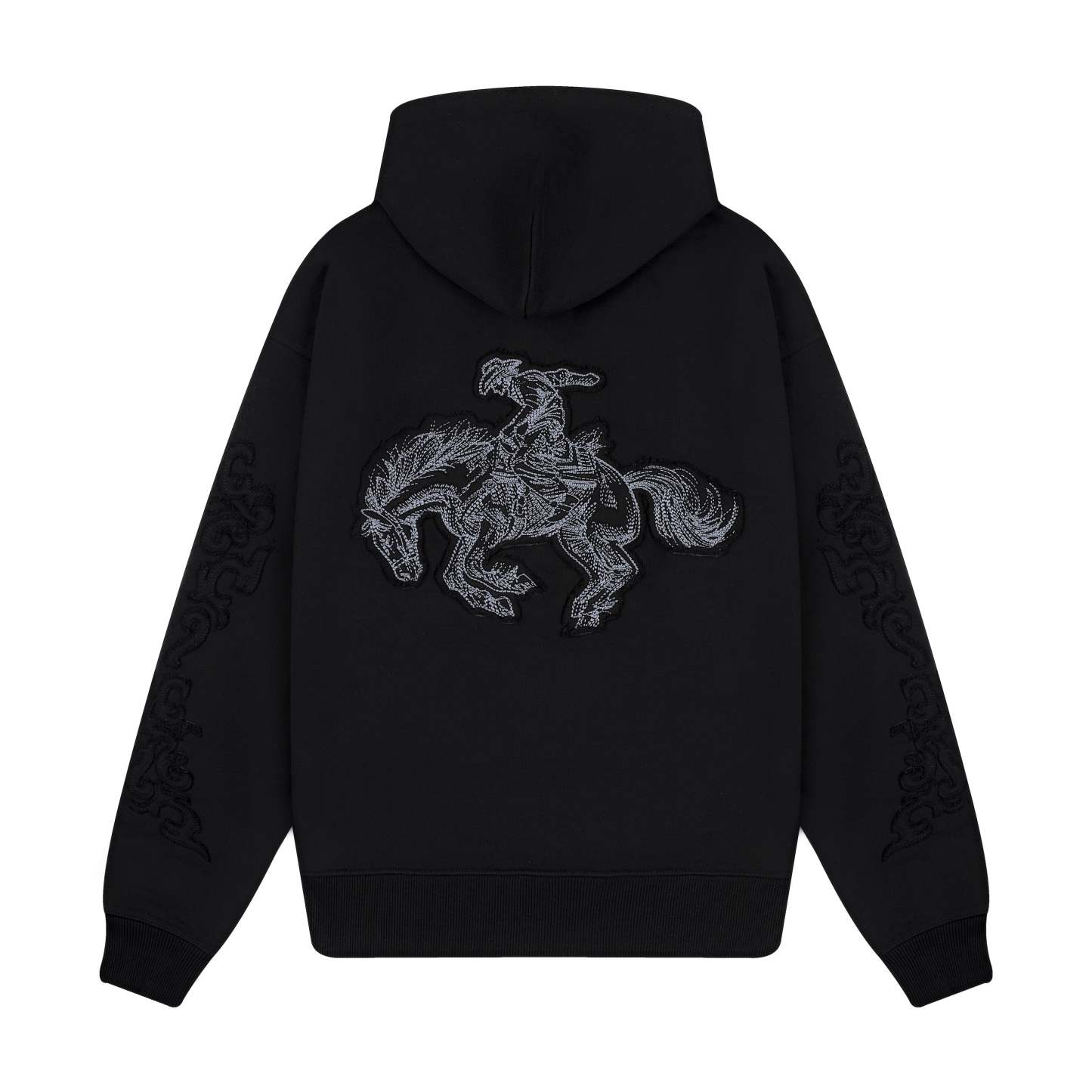 "western" Zip Up black-Fineriform