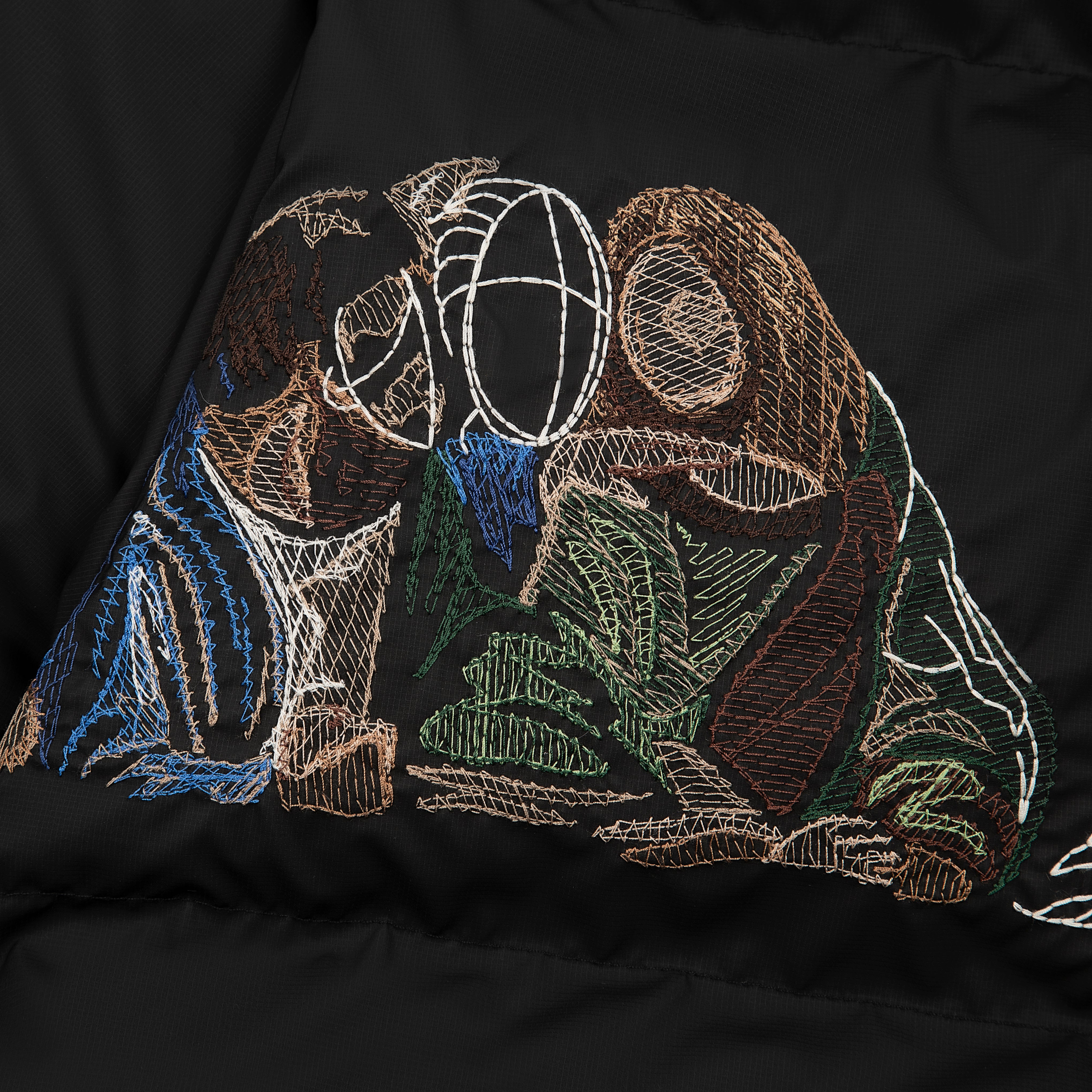 "last supper" Puffer black-Fineriform