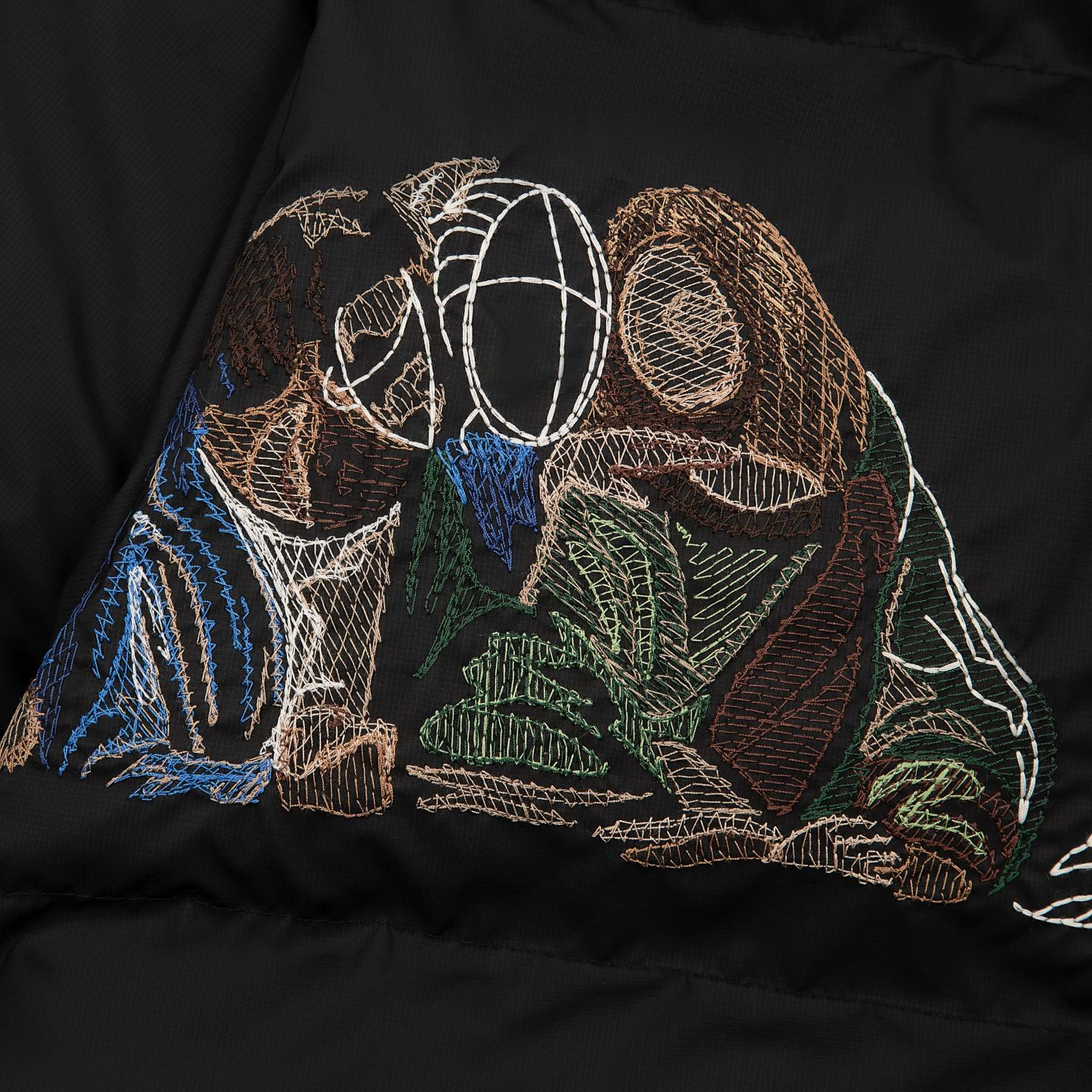 "last supper" Puffer black-Fineriform