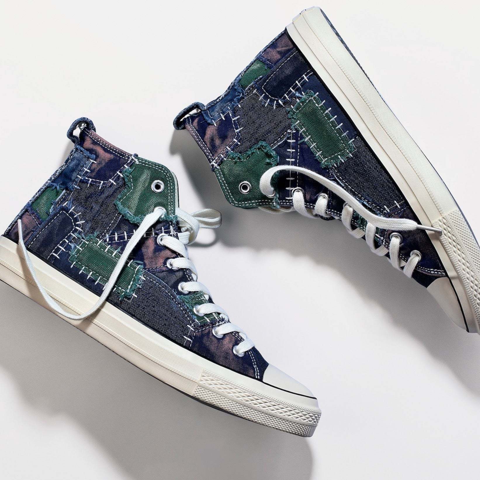 "sashiko" sneaker-Fineriform