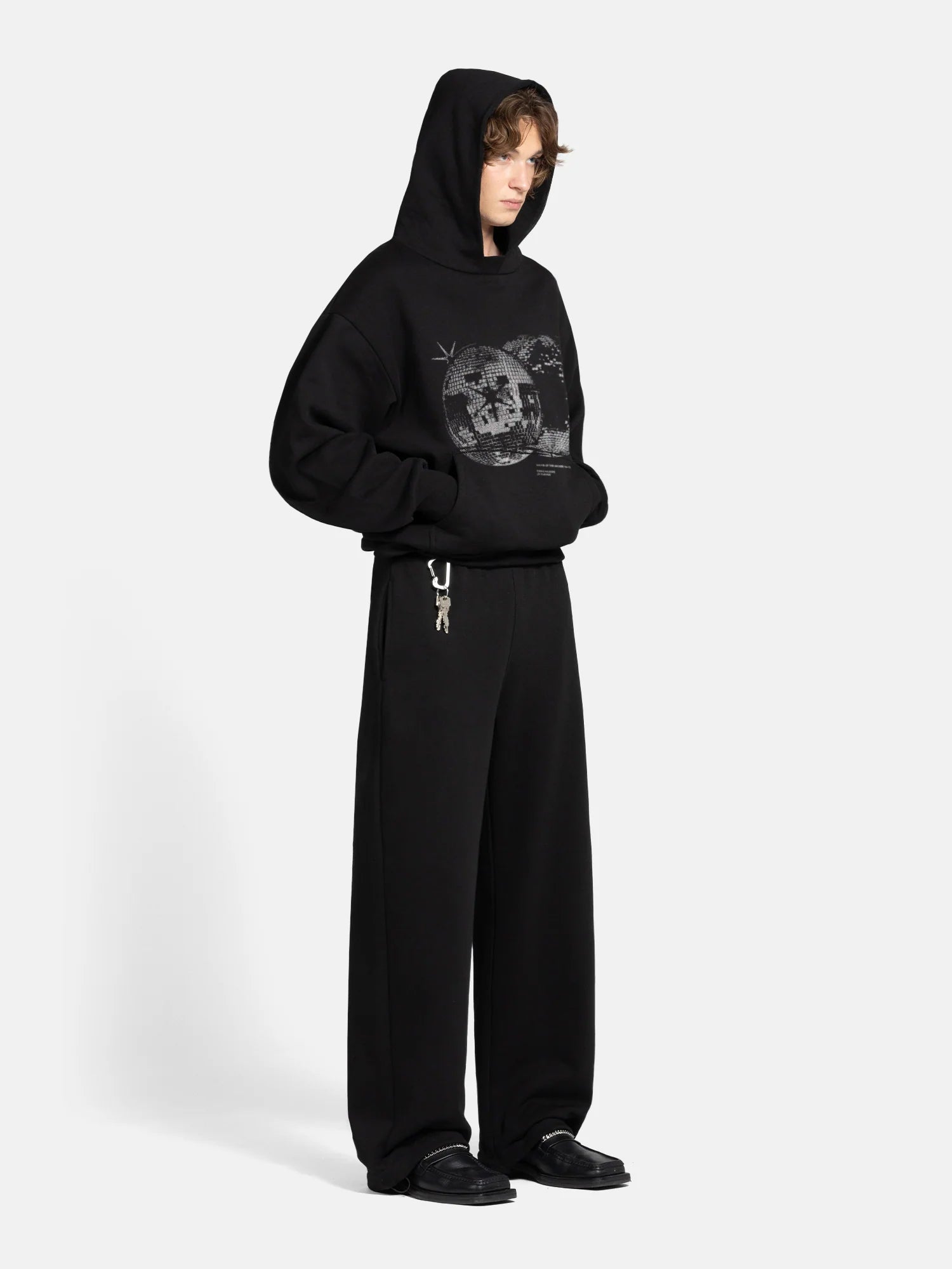 THE DISCO HOODIE - BLACK-Fineriform