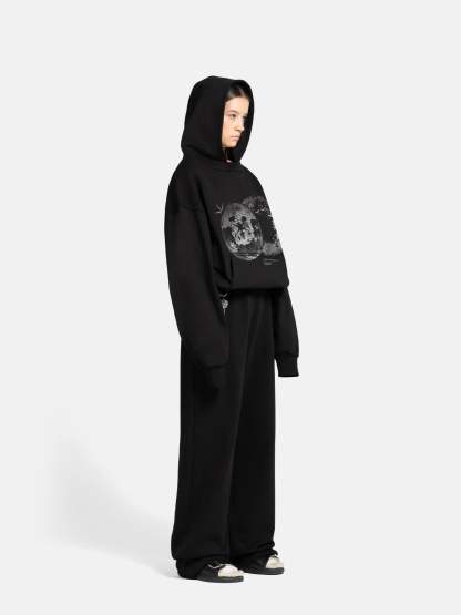 THE DISCO HOODIE - BLACK-Fineriform