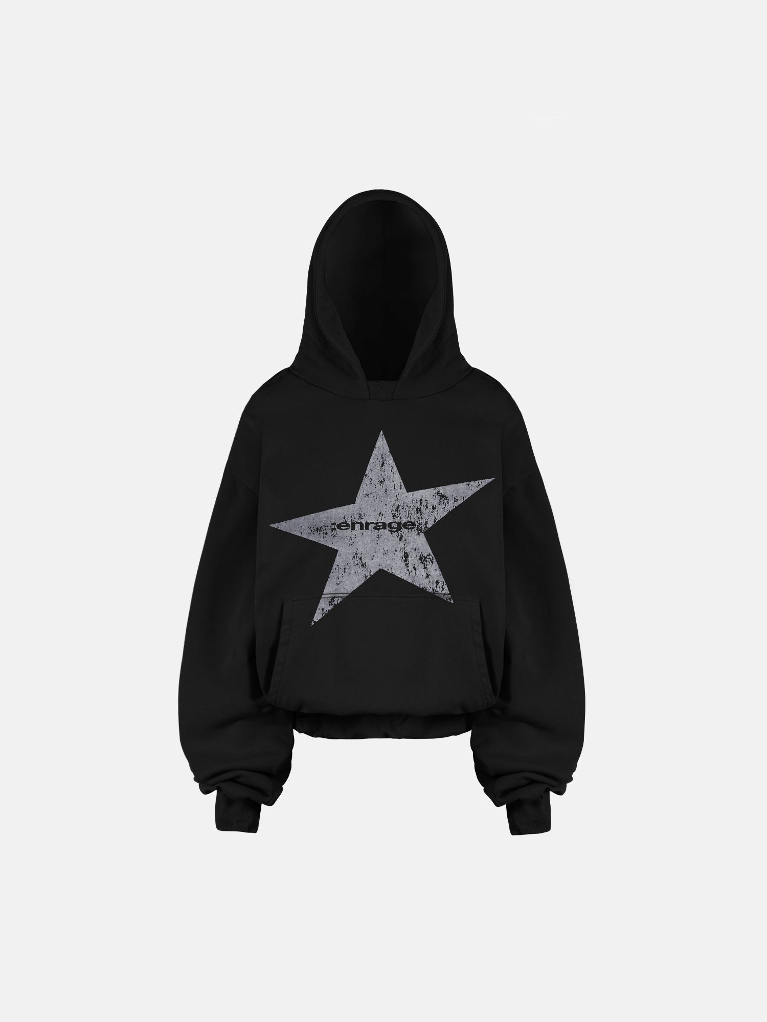 STAR HOODIE - BLACK-Fineriform