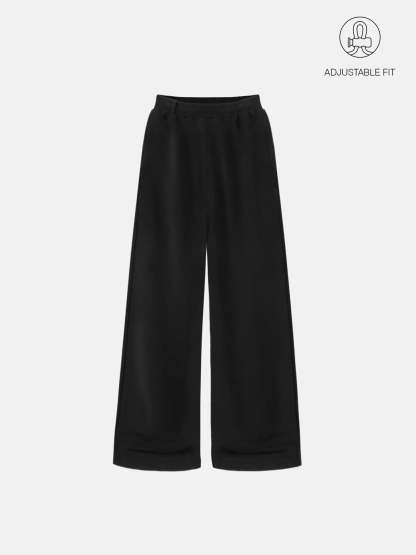 THE BLANC SWEATPANTS - BLACK-Fineriform
