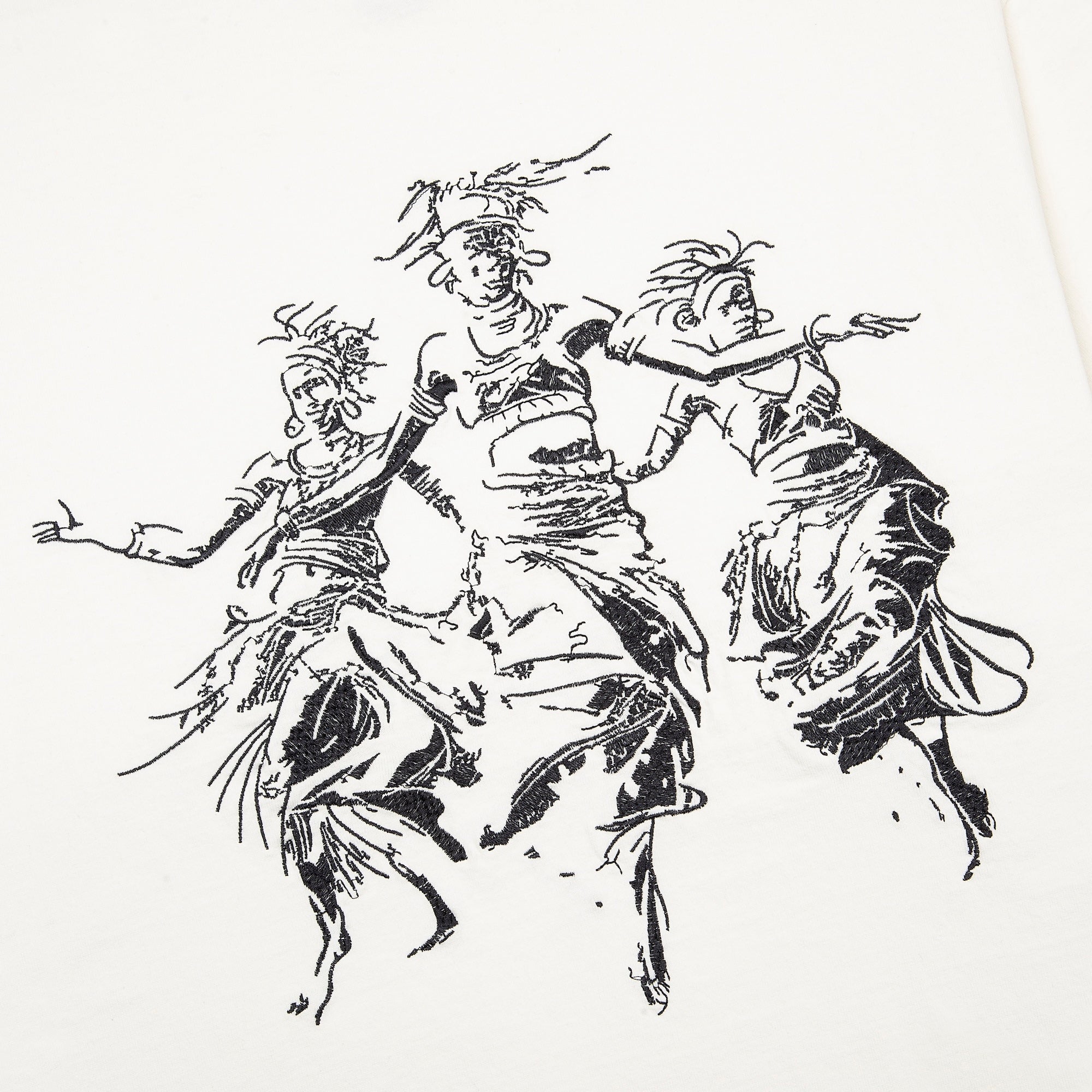 "mosaic" T Shirt off white-Fineriform