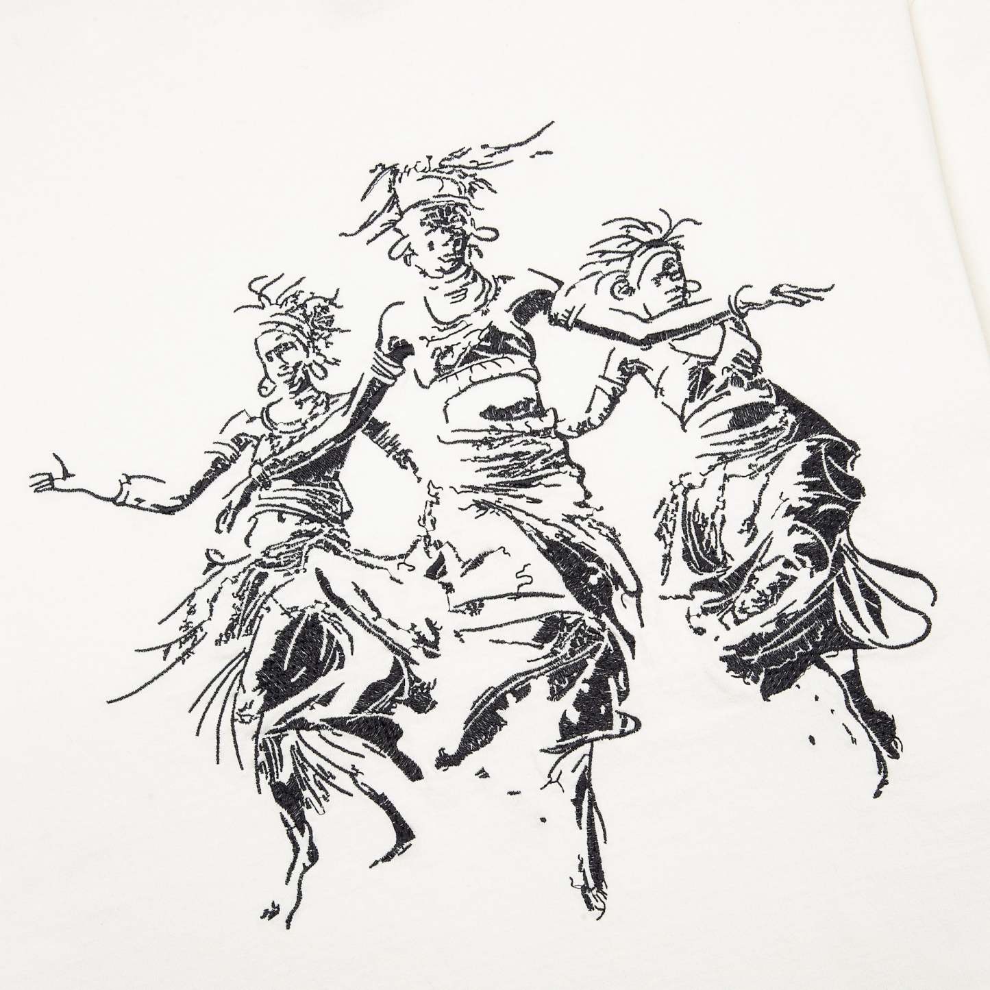 "mosaic" T Shirt off white-Fineriform