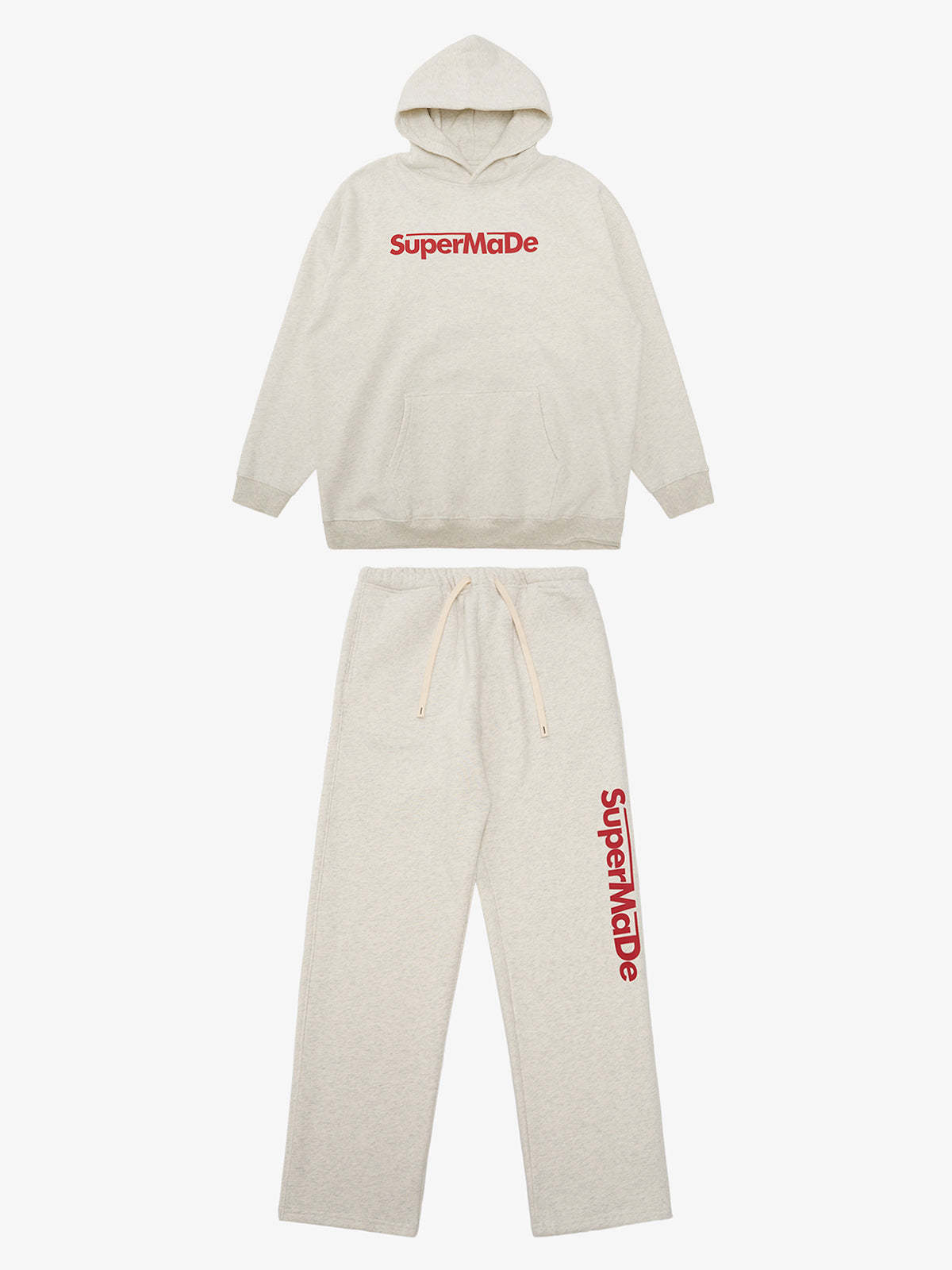 Streetwear SuperMade Letter Print Casual Set-Fineriform