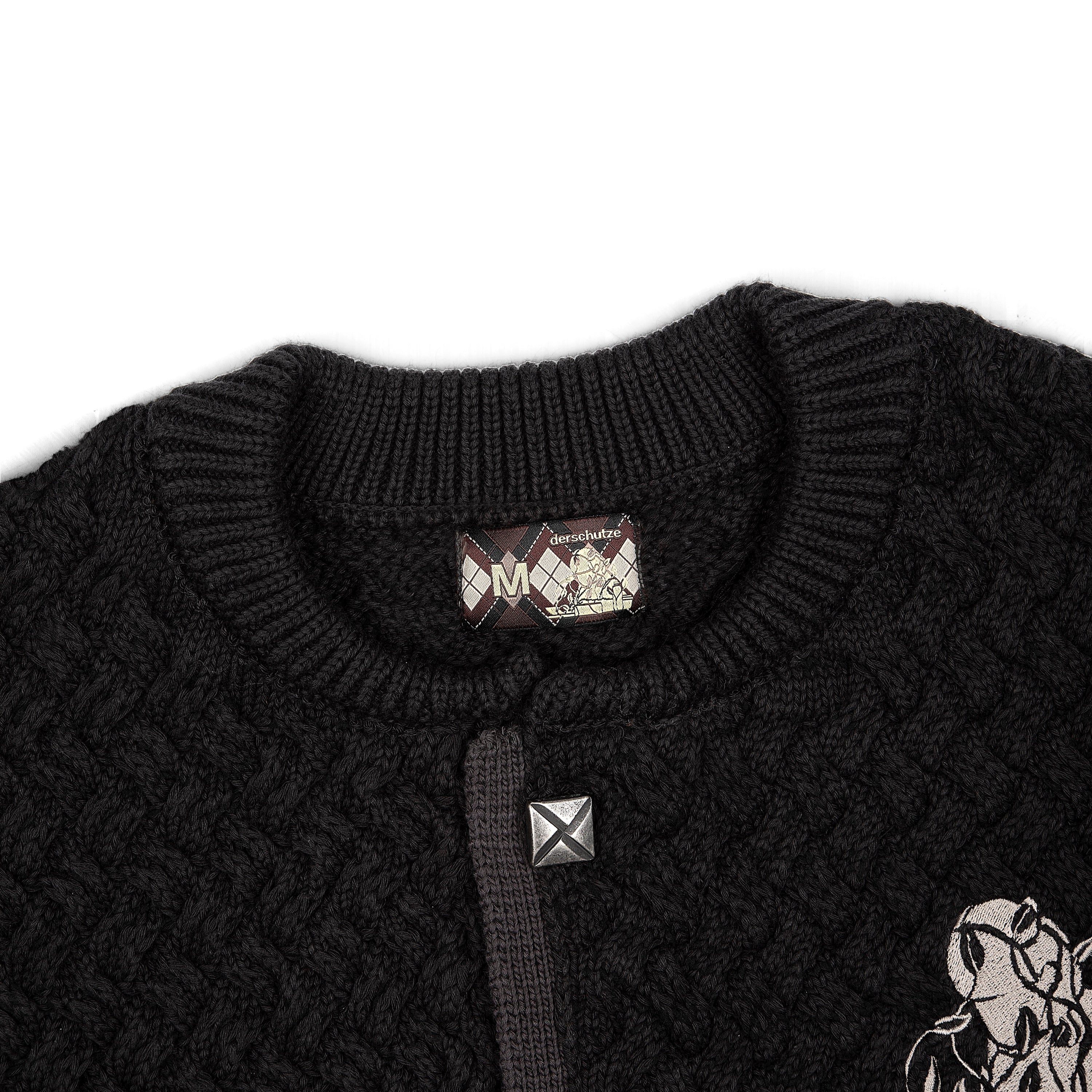 "garden of eden" Cardigan anthracite-Fineriform