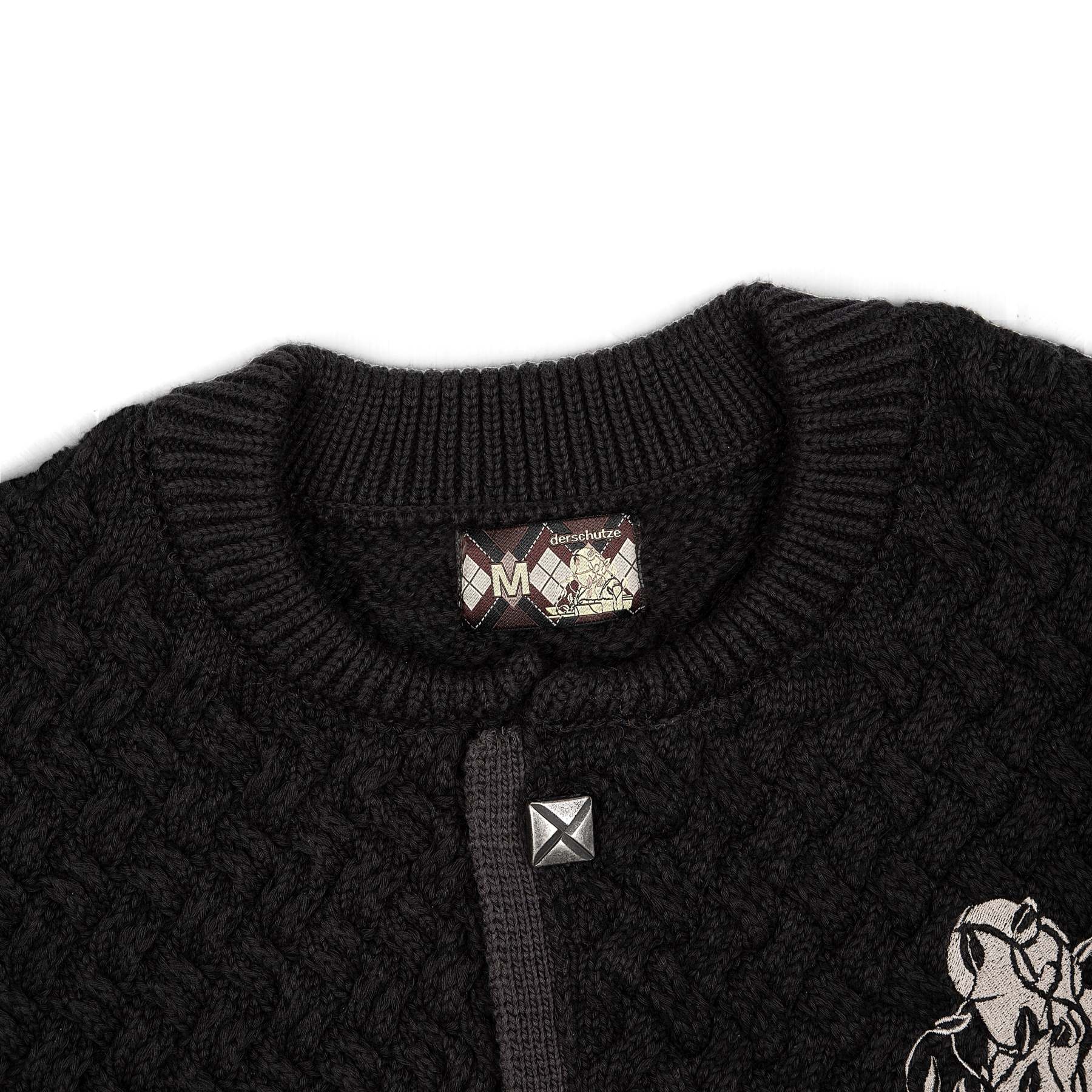 "garden of eden" Cardigan anthracite-Fineriform