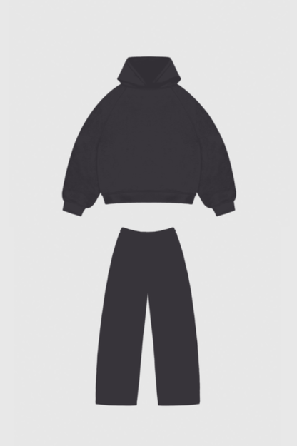BAGGY HOODIE TRACKSUIT-Fineriform
