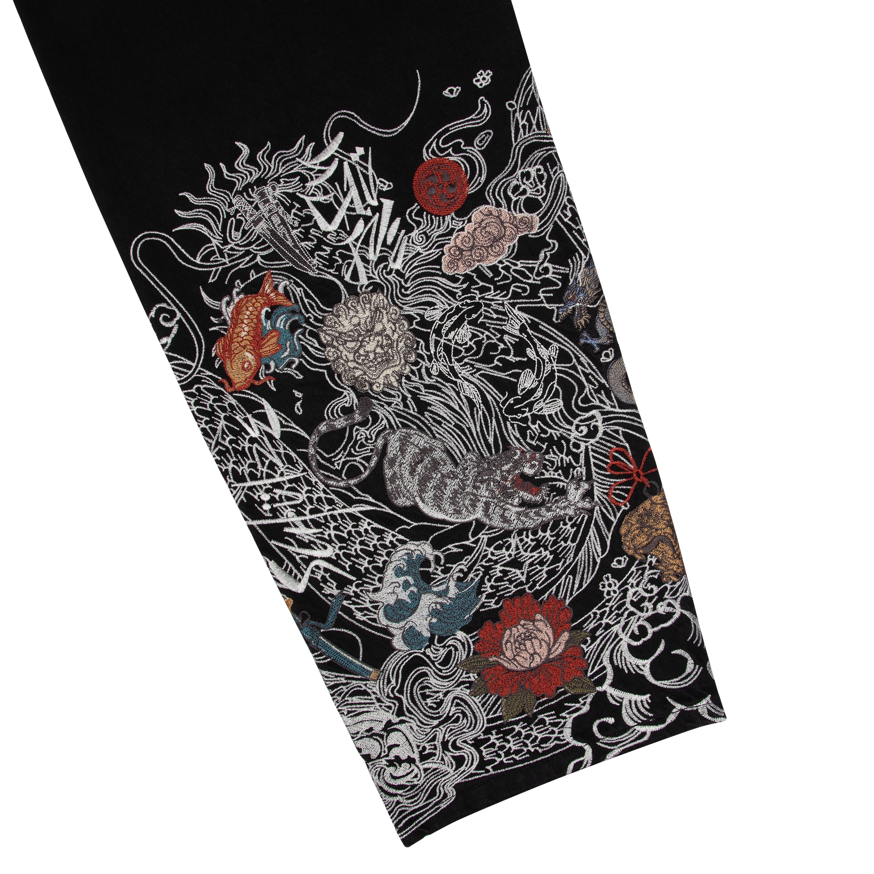 "yakuza" Denim black 02-Fineriform