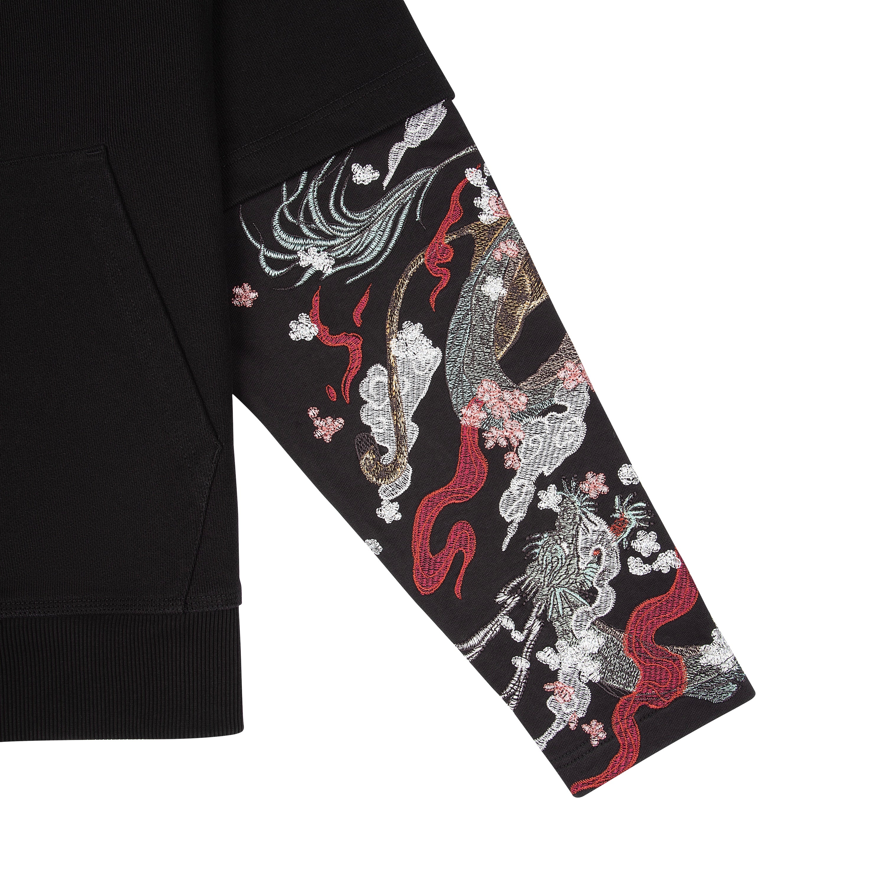 "yakuza" double sleeve Hoodie-Fineriform