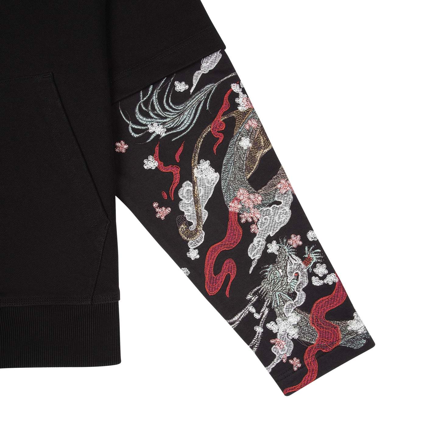 "yakuza" double sleeve Hoodie-Fineriform