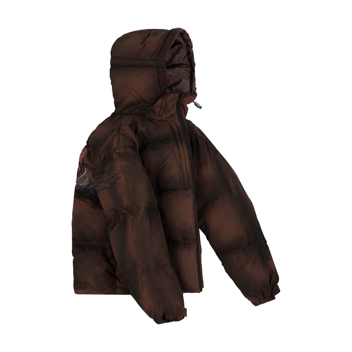 "yasmin v3" Puffer brown-Fineriform