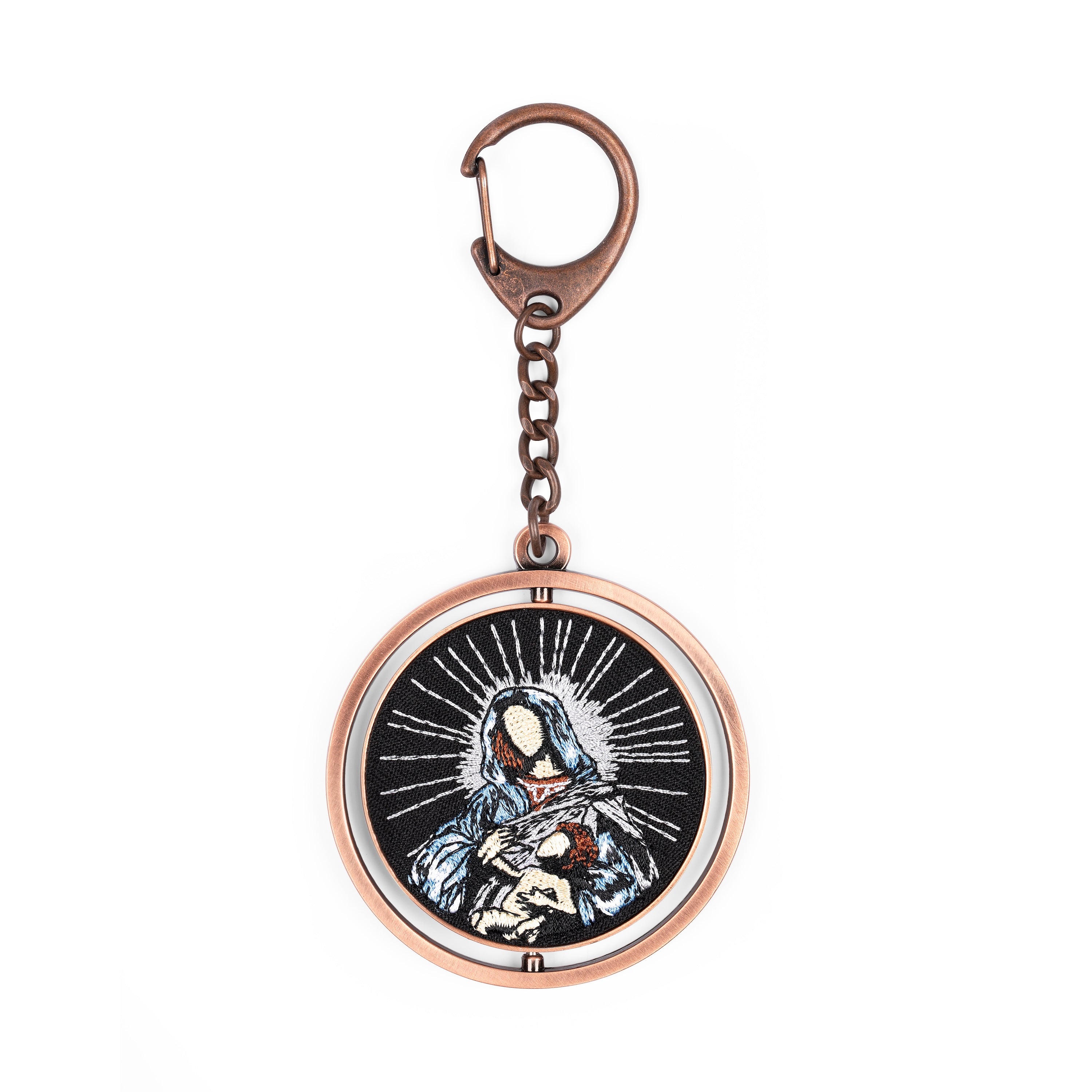 "awakening v2" round keychain-Fineriform