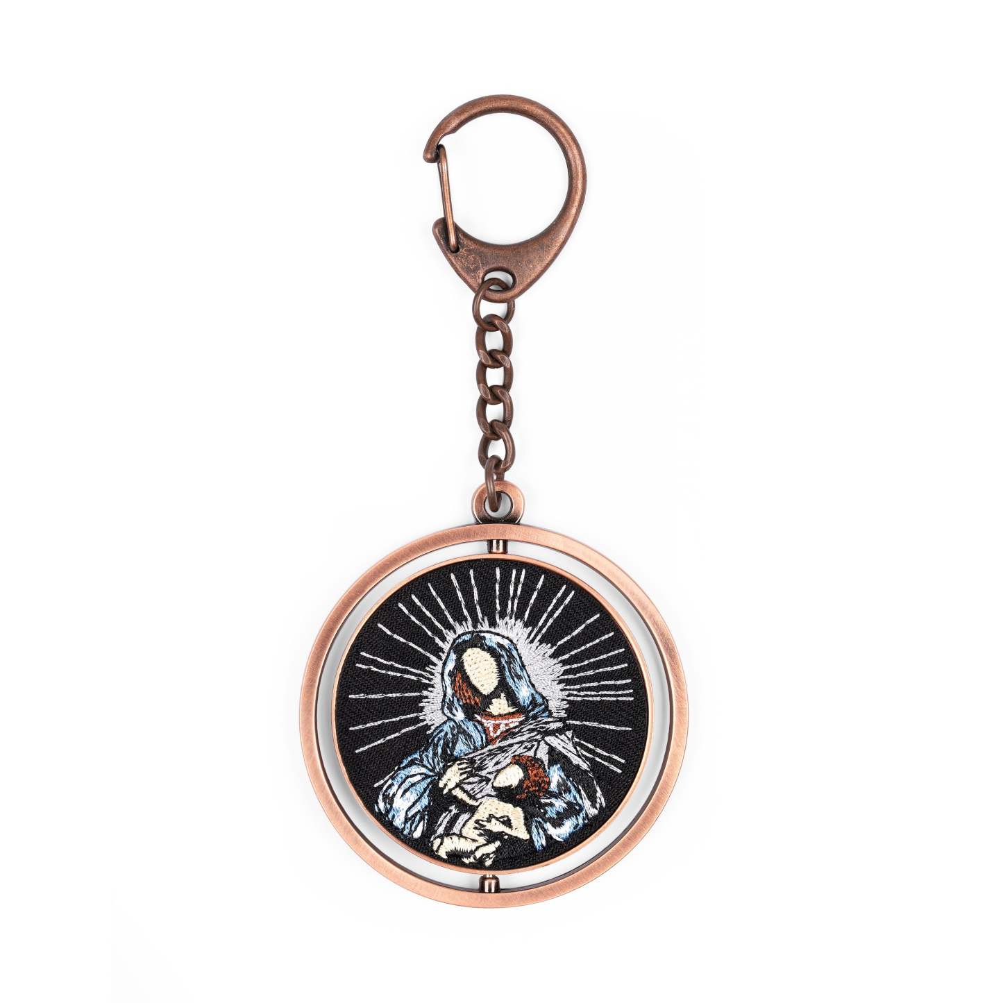 "awakening v2" round keychain-Fineriform