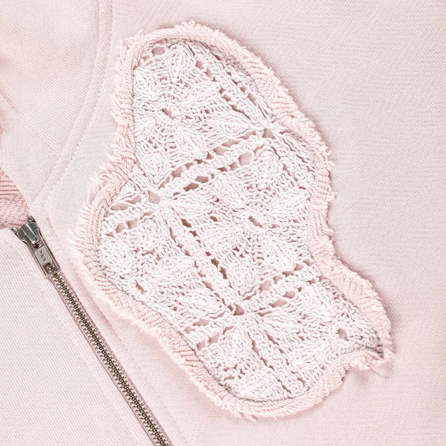 "lotus" Zip Up pink-Fineriform