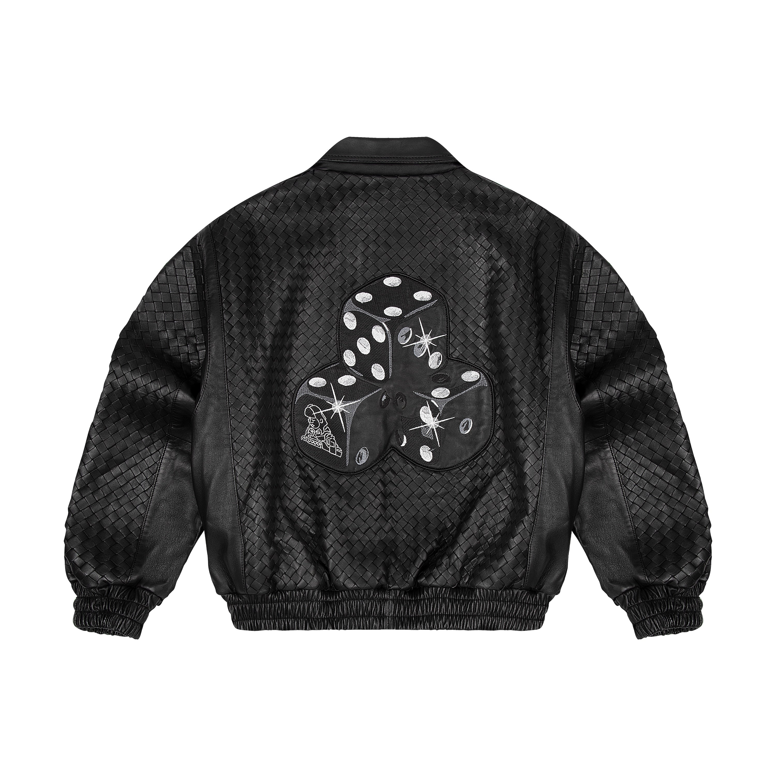 "dice" Leather Jacket-Fineriform