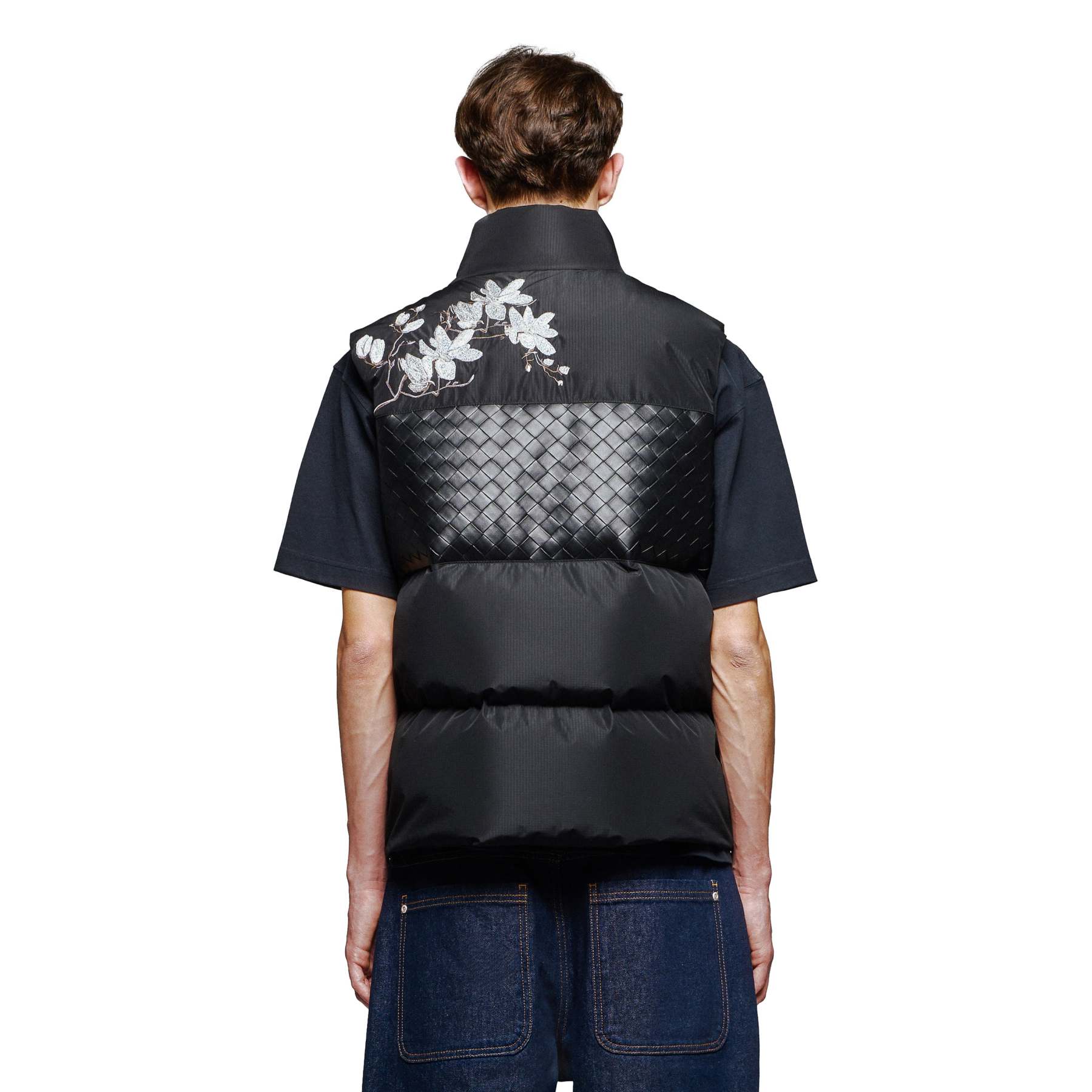 "garden of eden" Vest puffer black-Fineriform